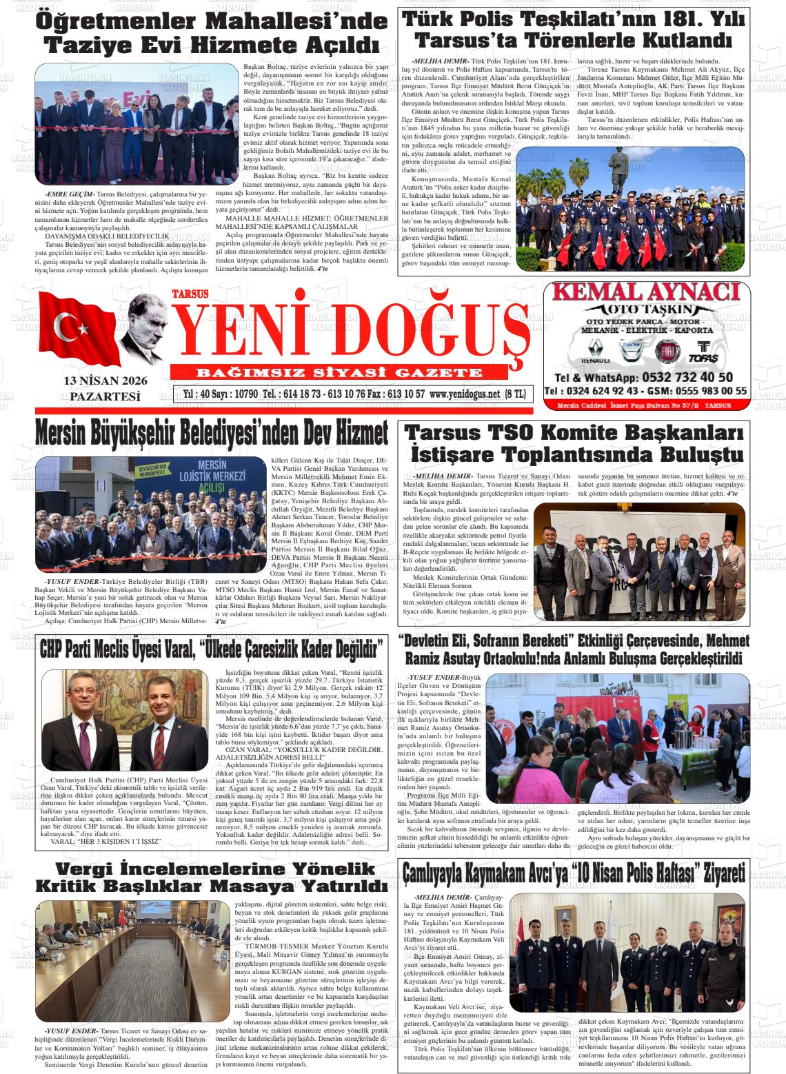 Mersin Tarsusyenidogus 13.04.2026