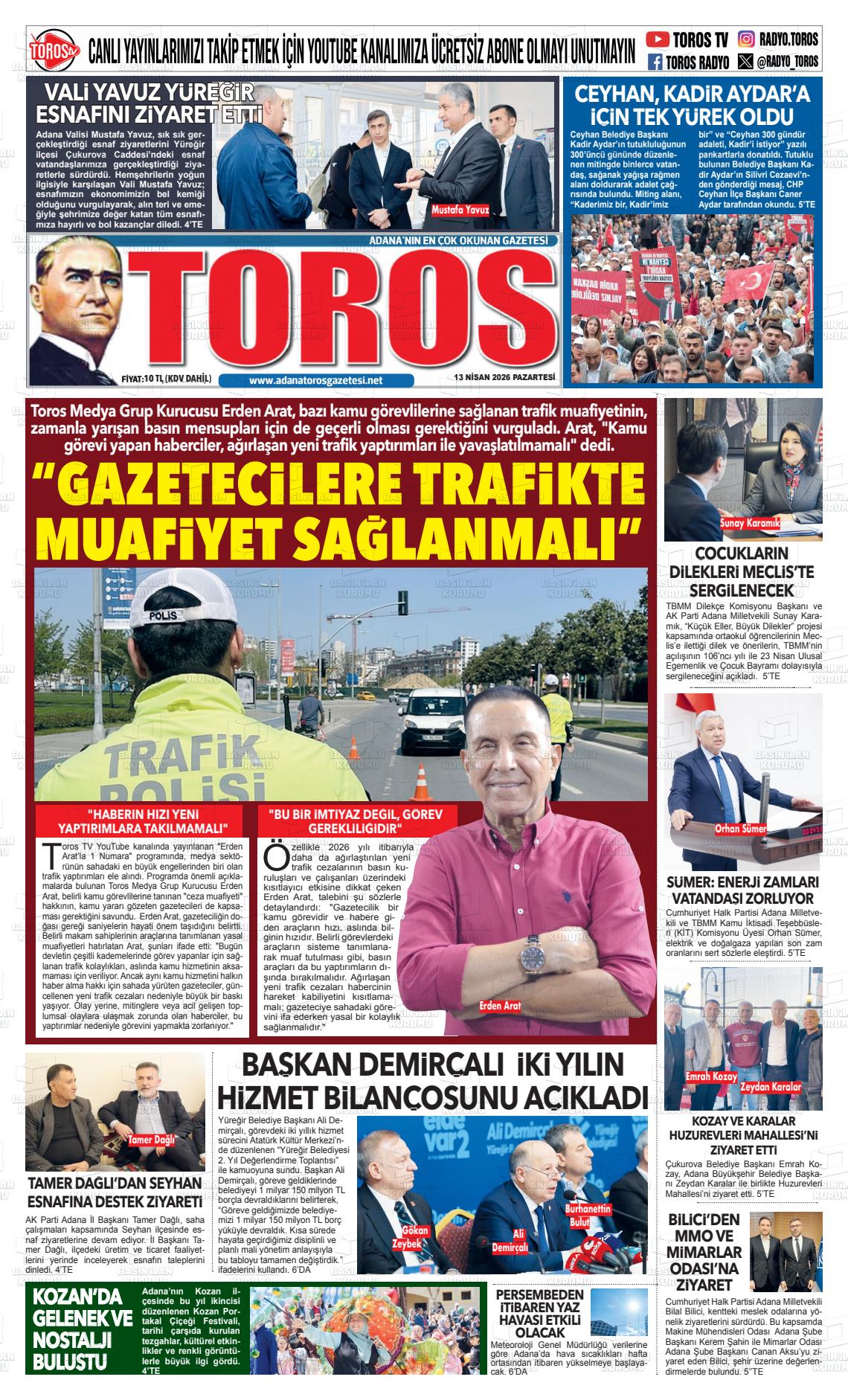 Antalya Toros 13.04.2026