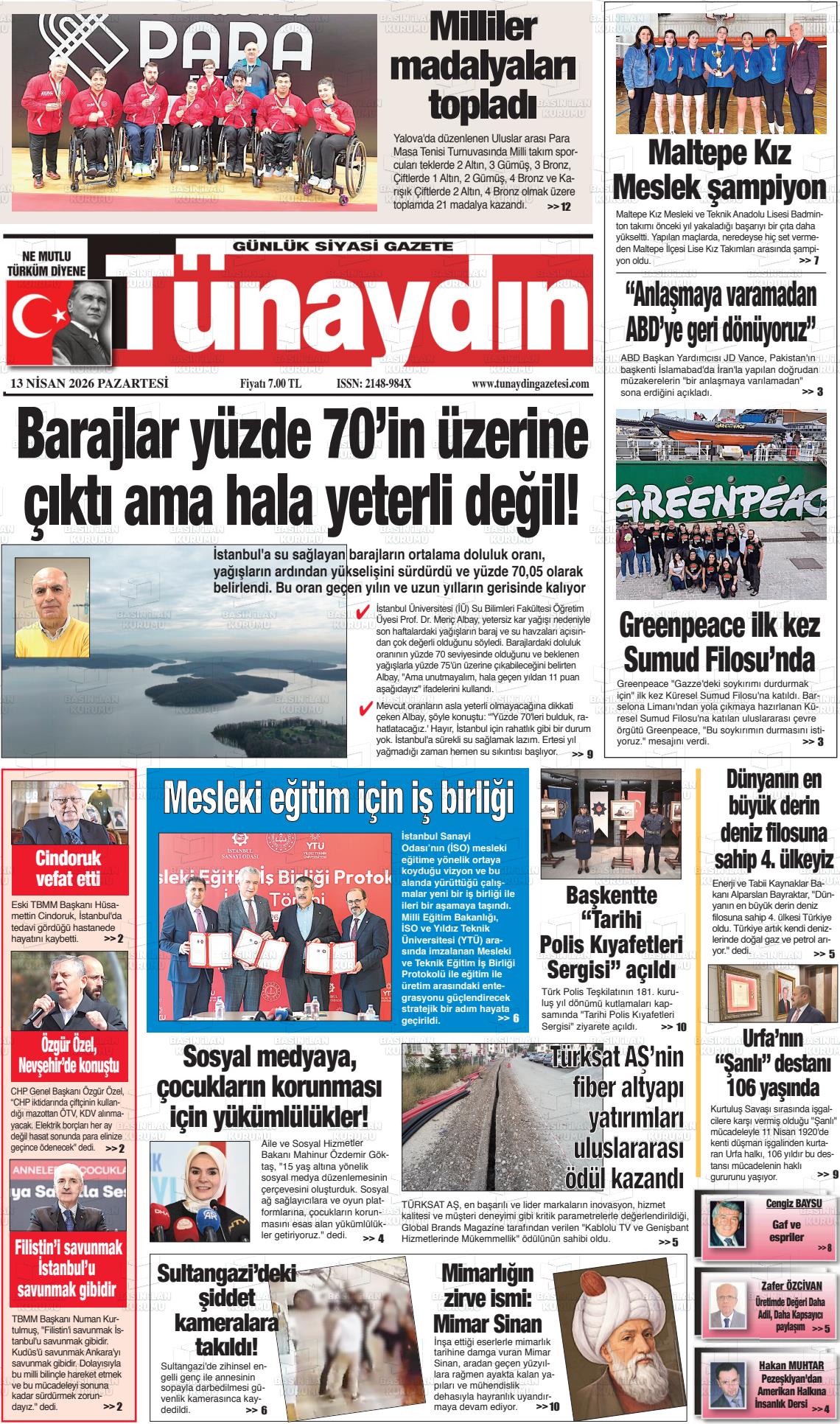 Istanbul Tunaydin 13.04.2026