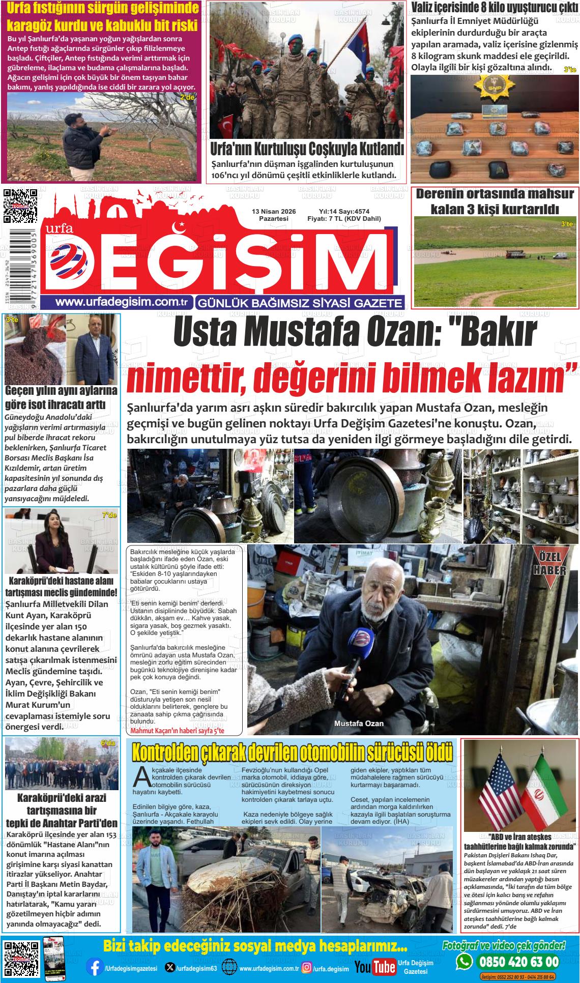 Sanliurfa Urfastar 13.04.2026