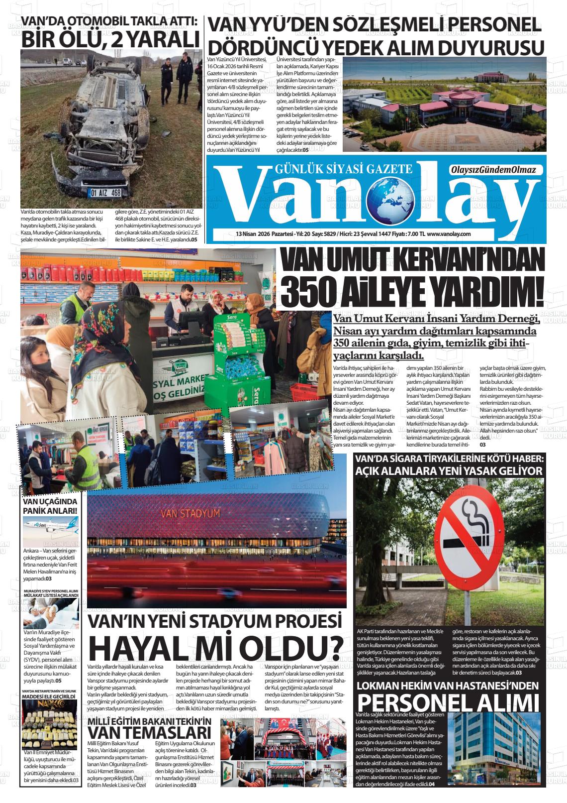 Van Olay 13.04.2026