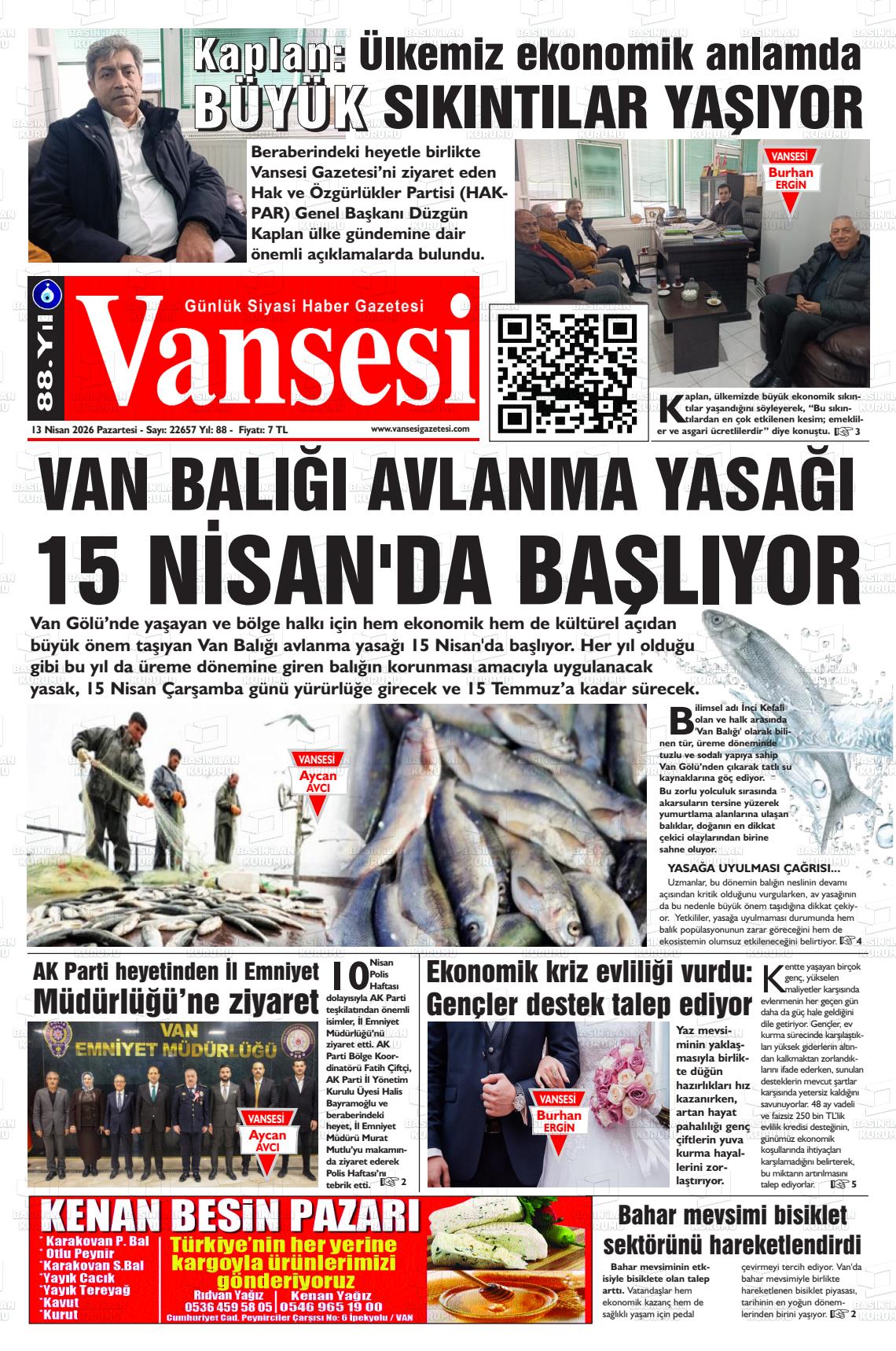 Van Sesi 13.04.2026