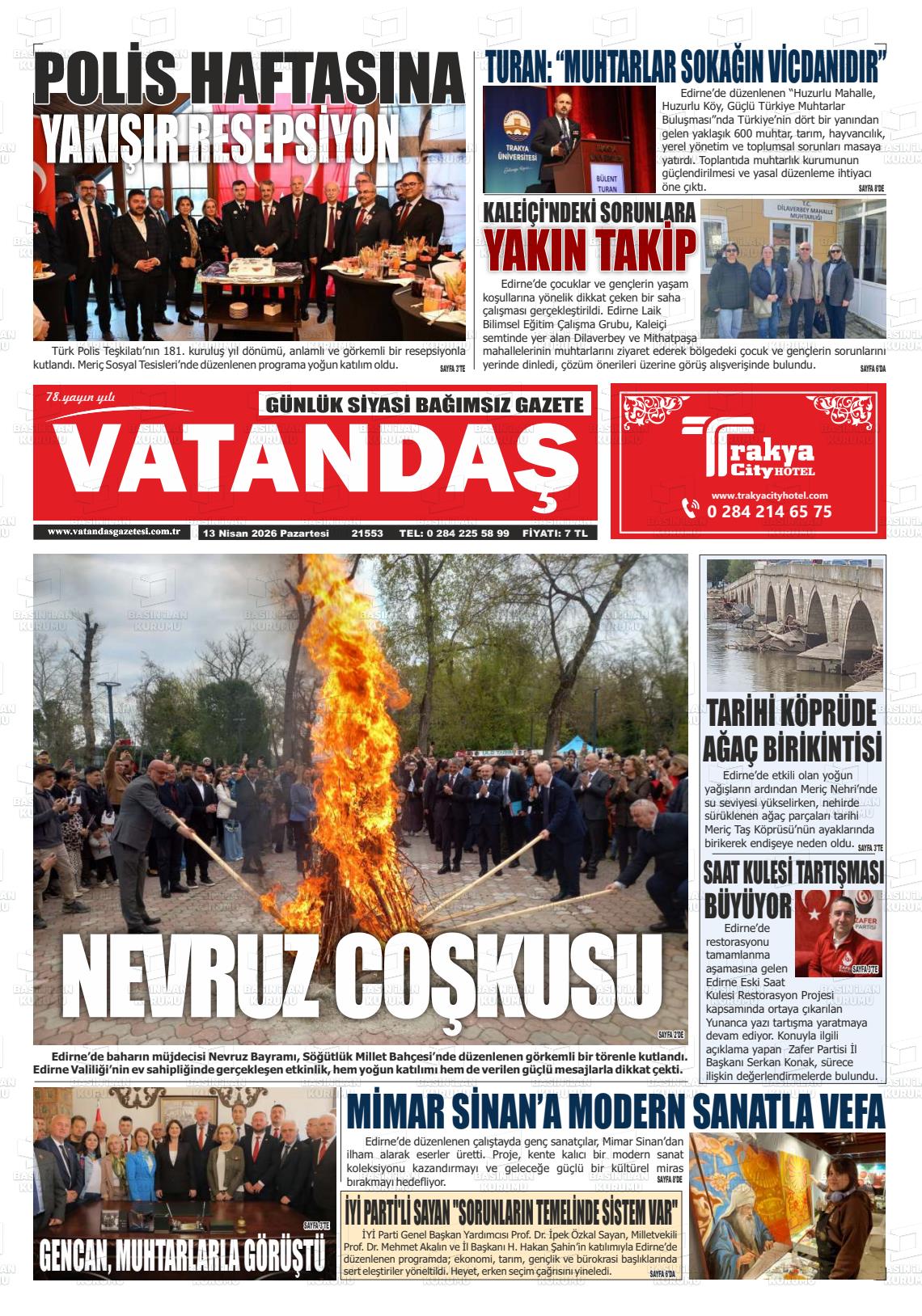 Edirne Vatandas 13.04.2026