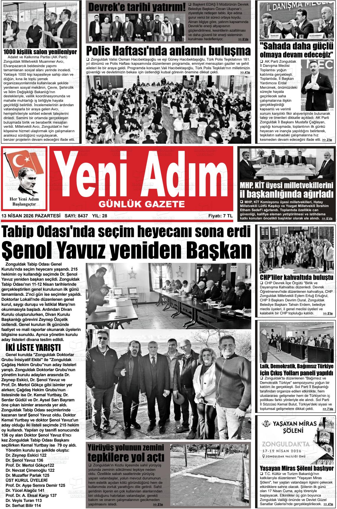 Zonguldak Yeniadim 13.04.2026