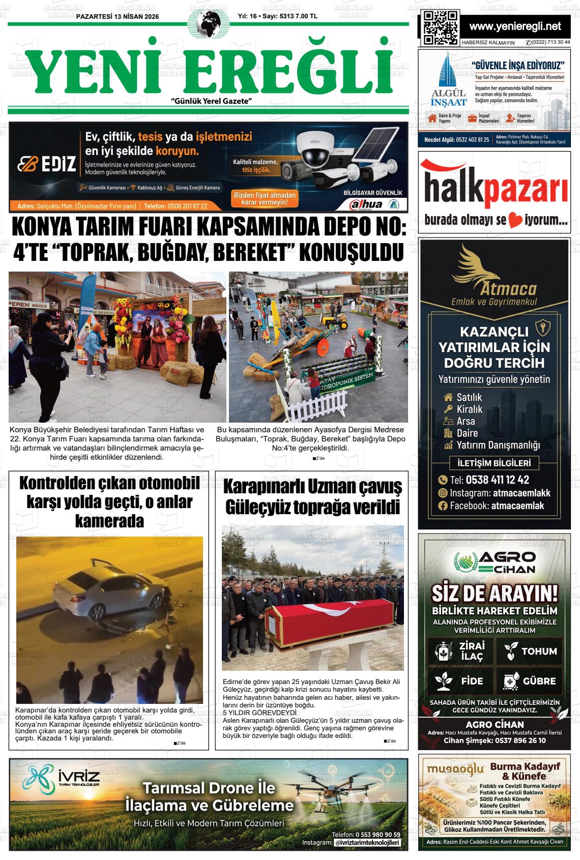 Konya Yenieregli 13.04.2026