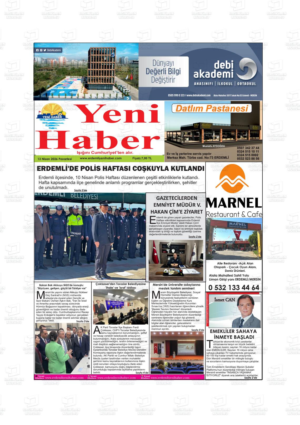 Konya Yenihaber 13.04.2026