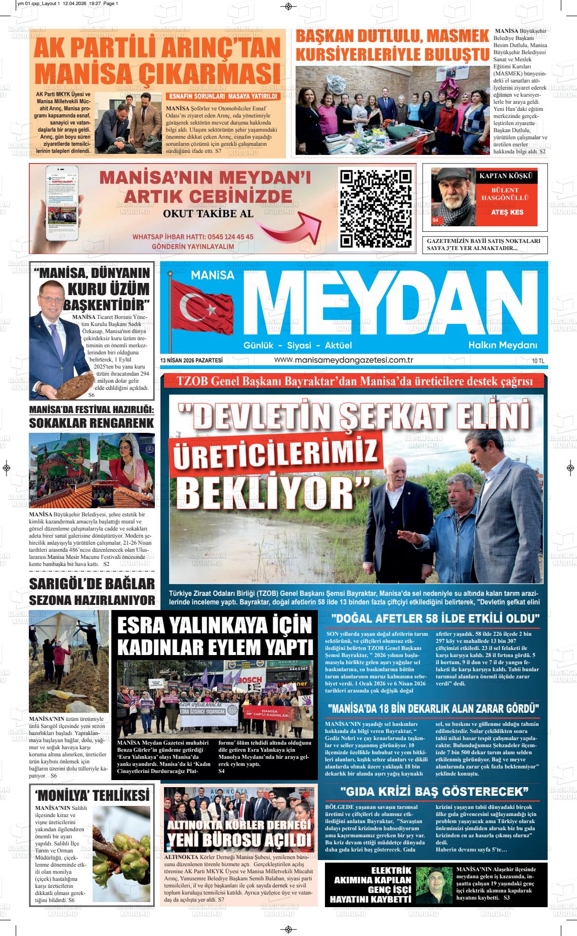 Manisa Yeni 13.04.2026