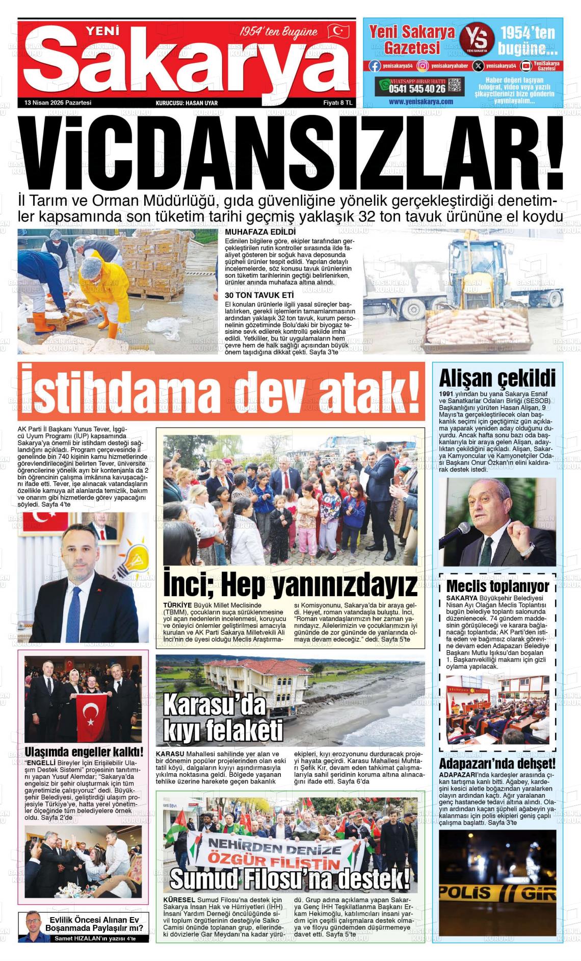 Sakarya Yeni 13.04.2026