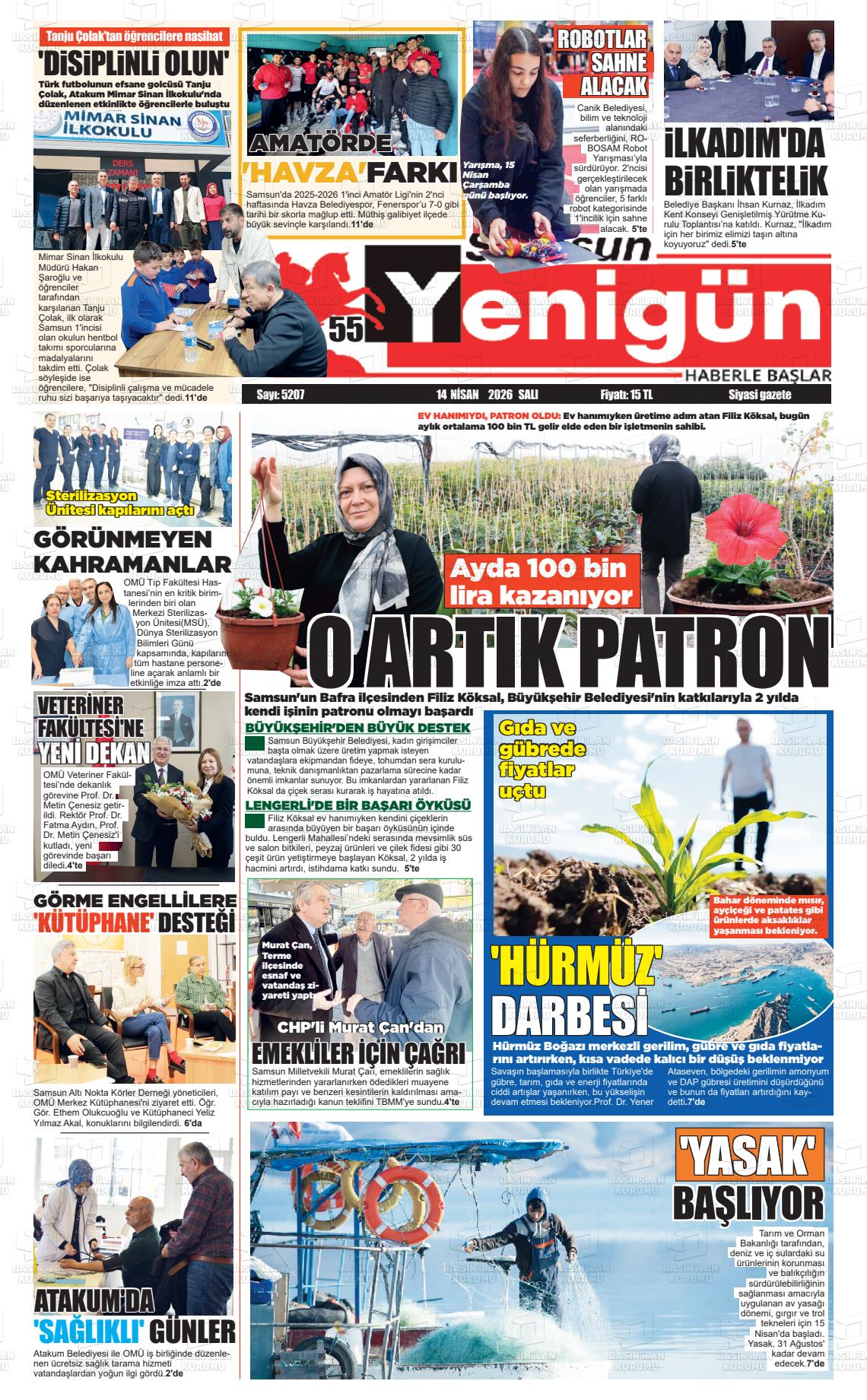 Samsun 55 Yenigun 14.04.2026