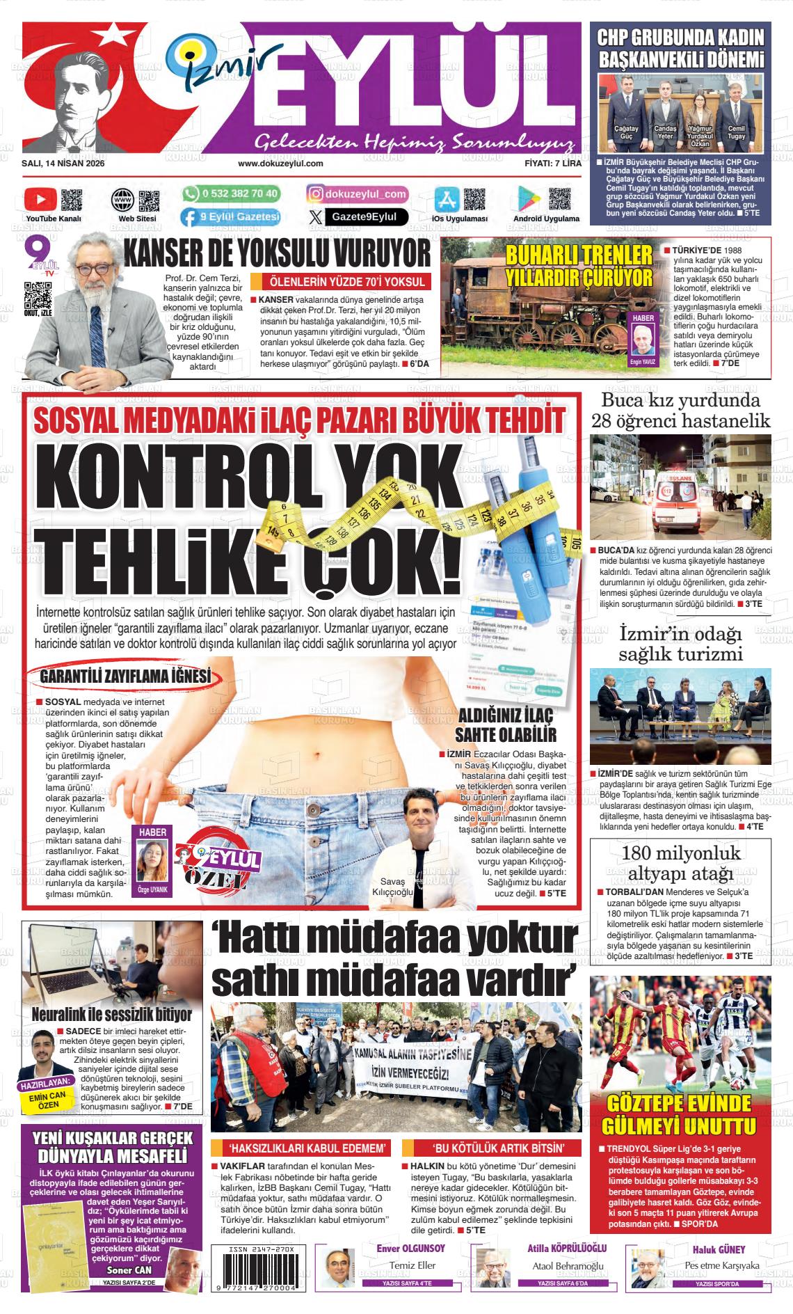 Izmir 9 Eylul 14.04.2026