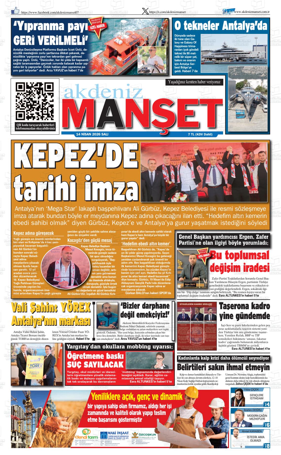 Antalya Akdenizmanset 14.04.2026