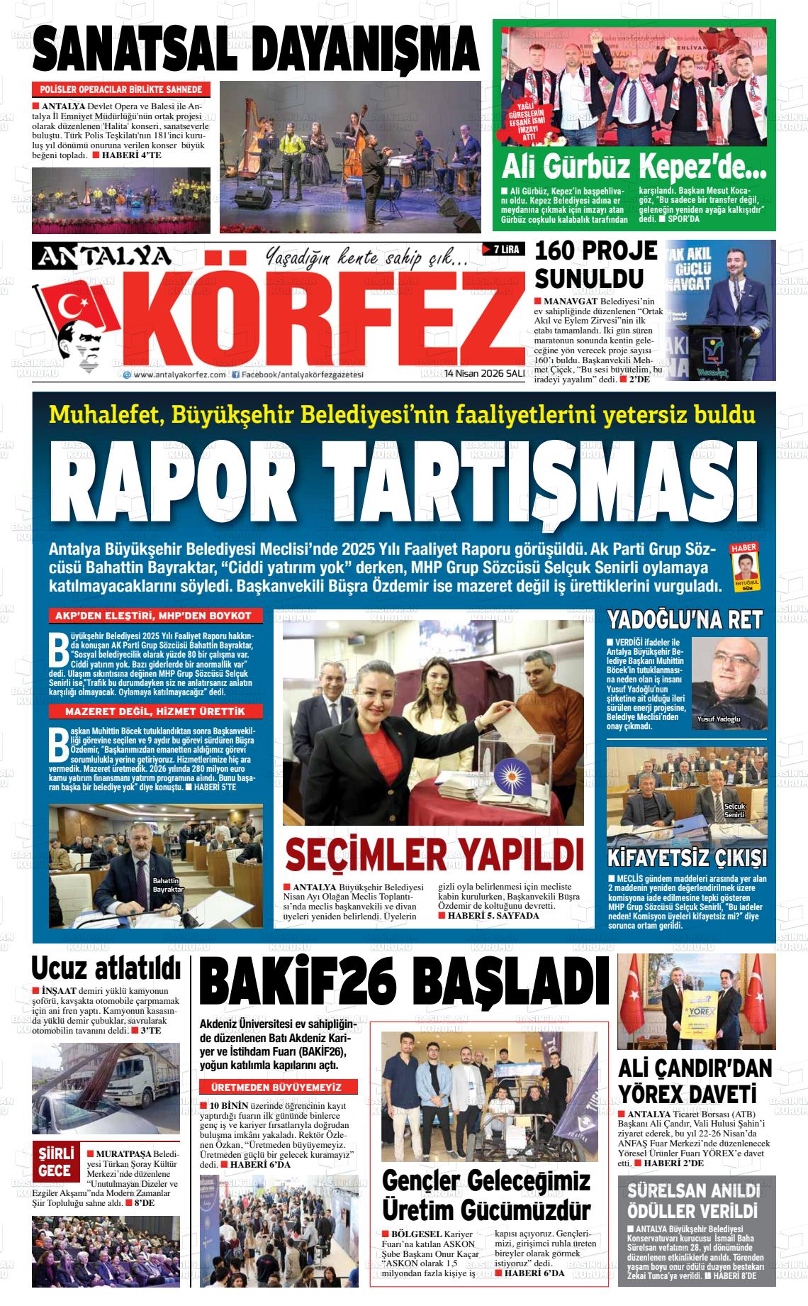 Antalya Korfez 14.04.2026