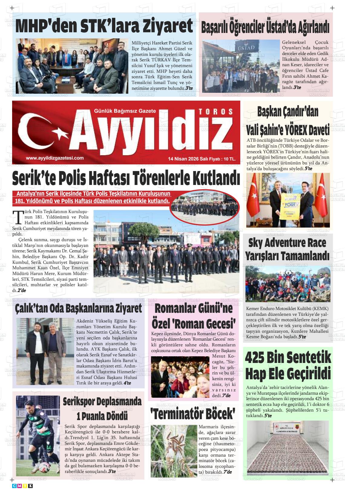 Antalya Ayyildiztoros 14.04.2026