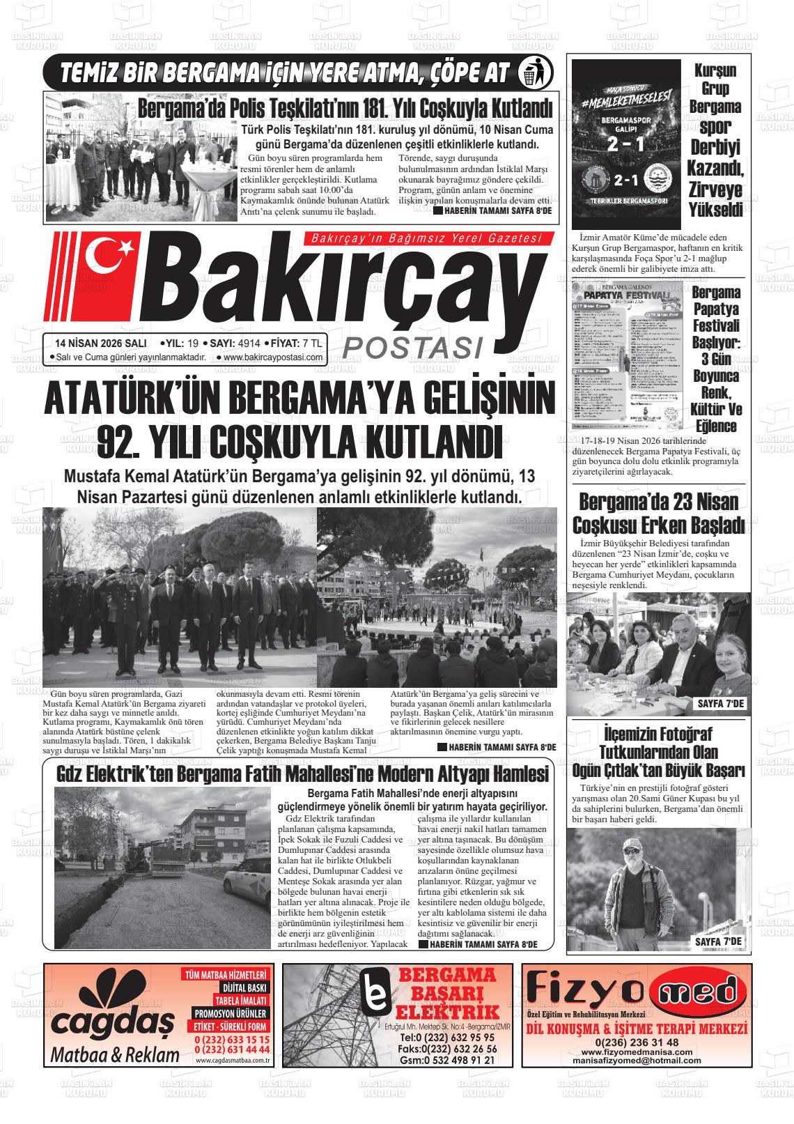 Izmir Bakircaypostasi 14.04.2026
