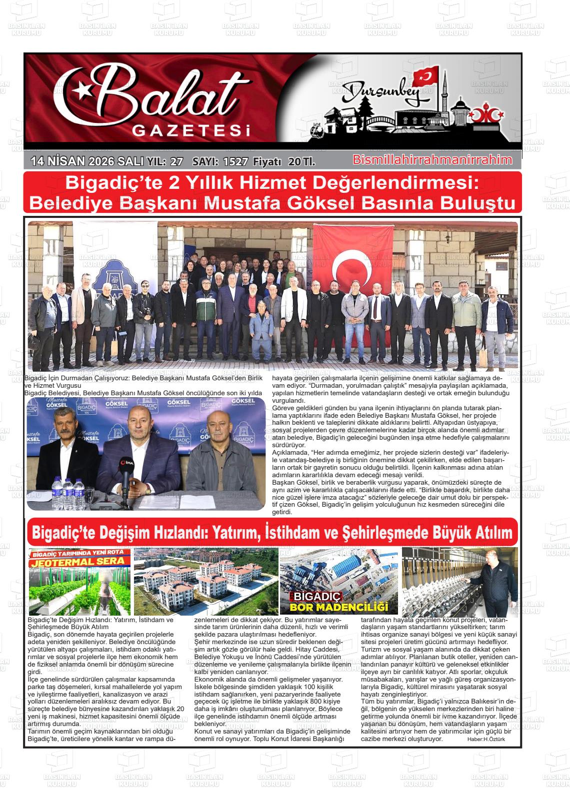 Balikesir Balat 14.04.2026