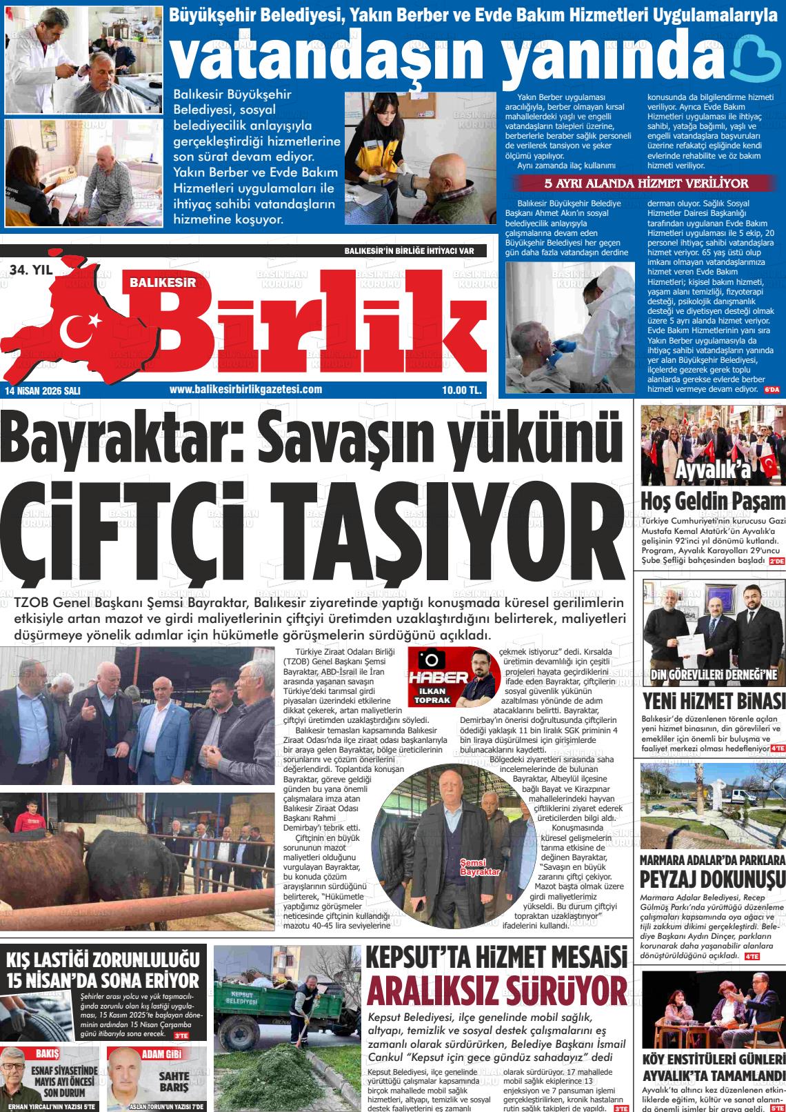 Balikesir Birlik 14.04.2026