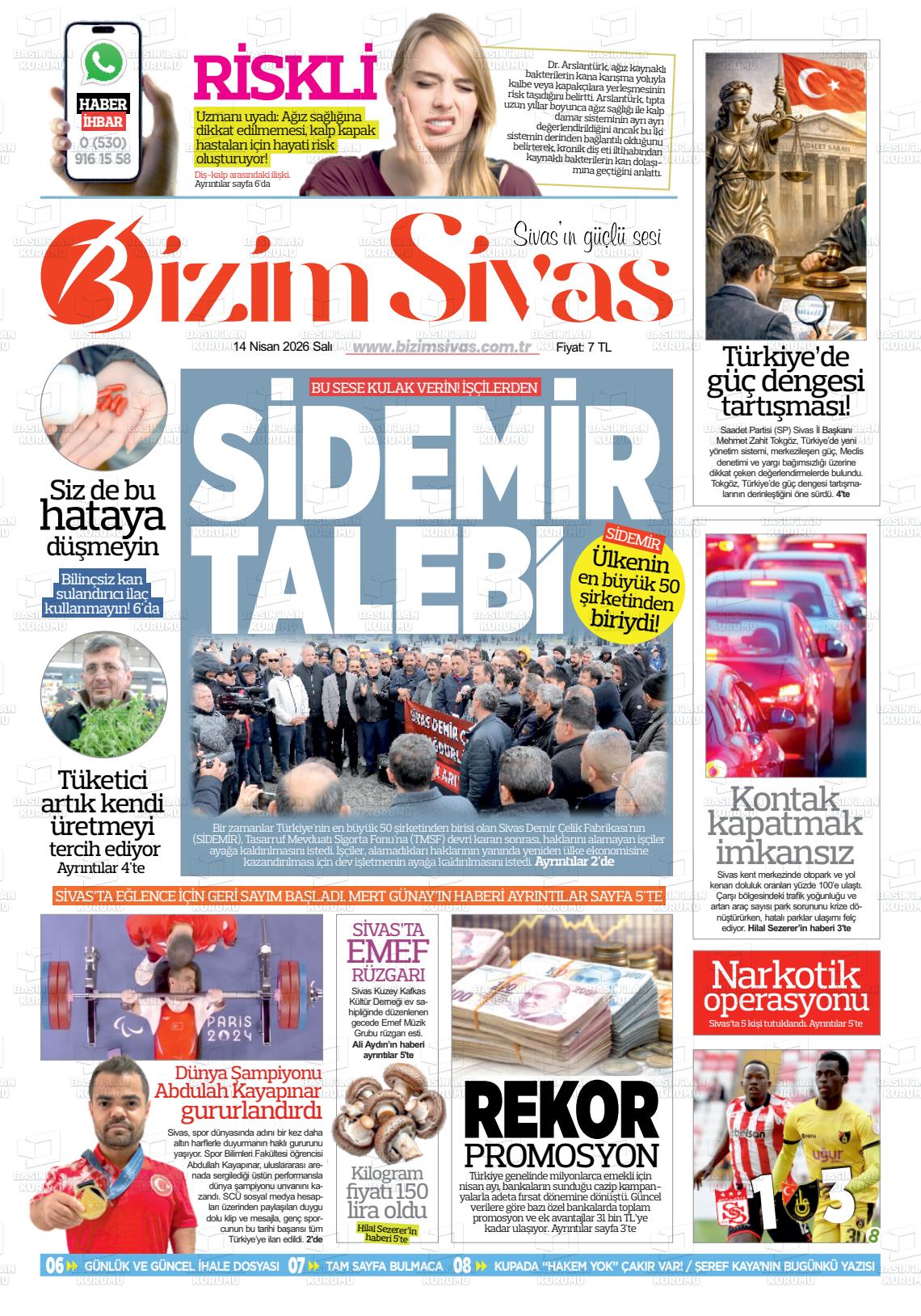 Sivas Bizim 14.04.2026