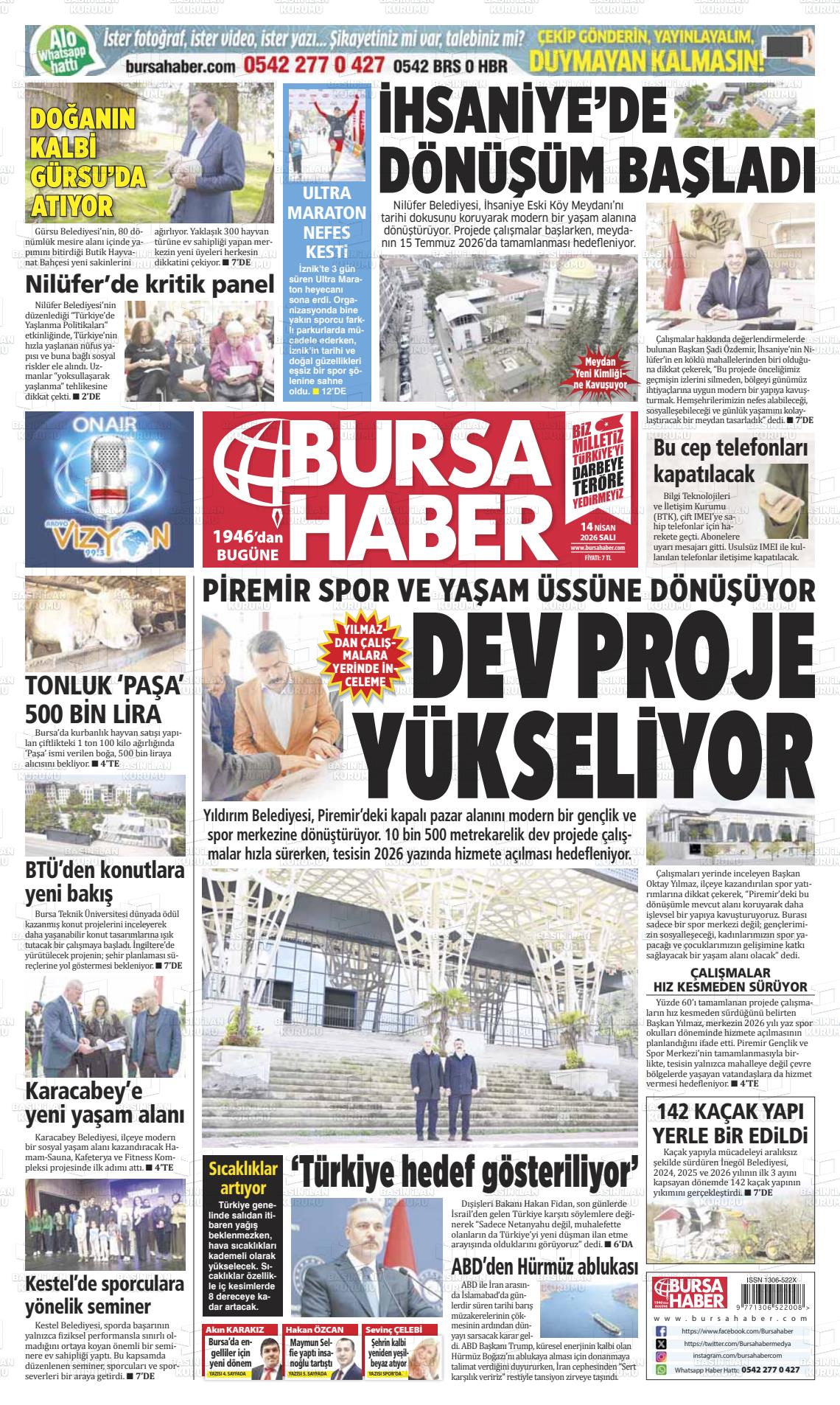Bursa Haber 14.04.2026
