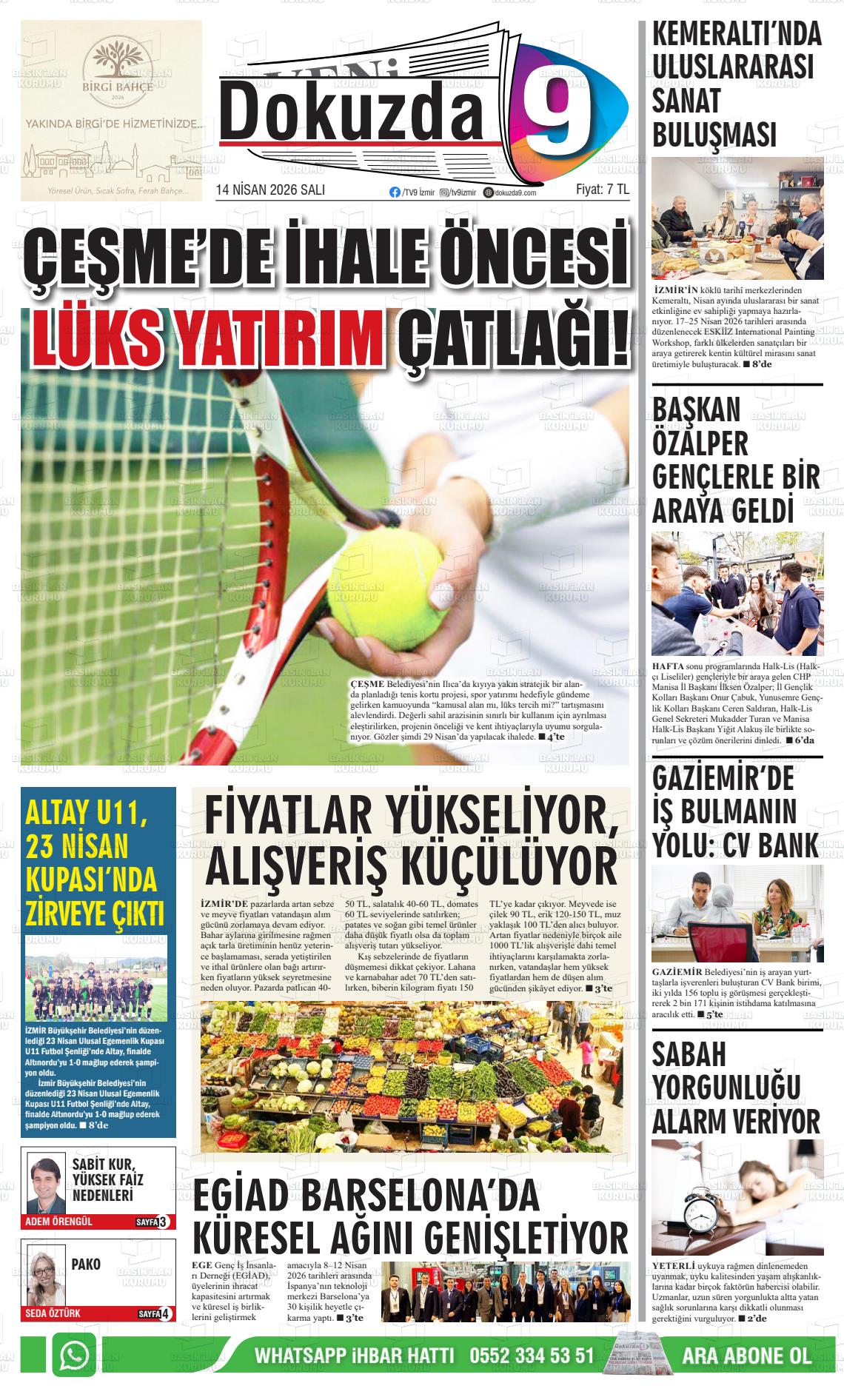 Izmir Buyuktorbali 14.04.2026