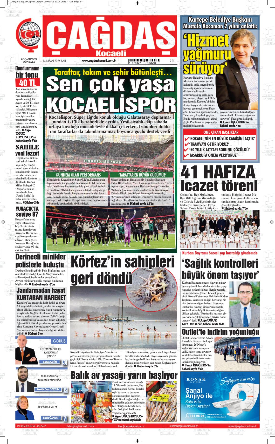 Kocaeli Cagdas 14.04.2026