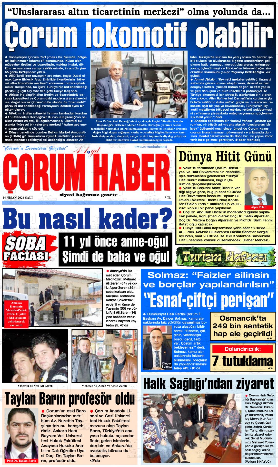 Corum Haber 14.04.2026