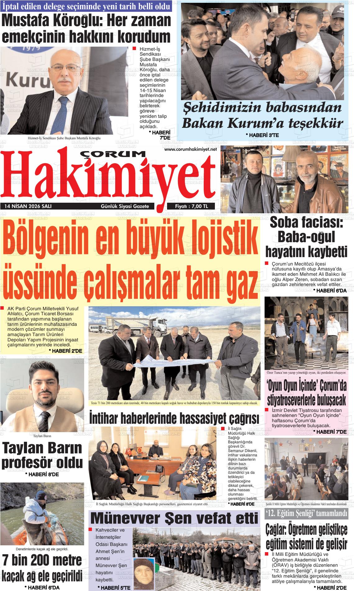 Corum Hakimiyet 14.04.2026