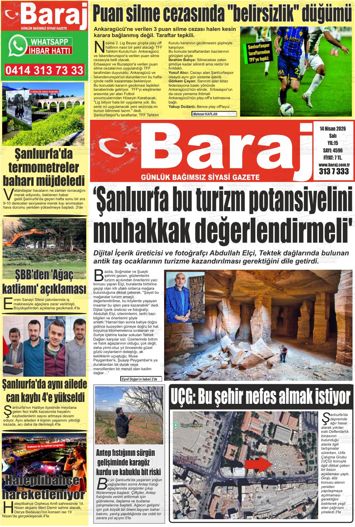 Sanliurfa Dundenbugunesafak 14.04.2026