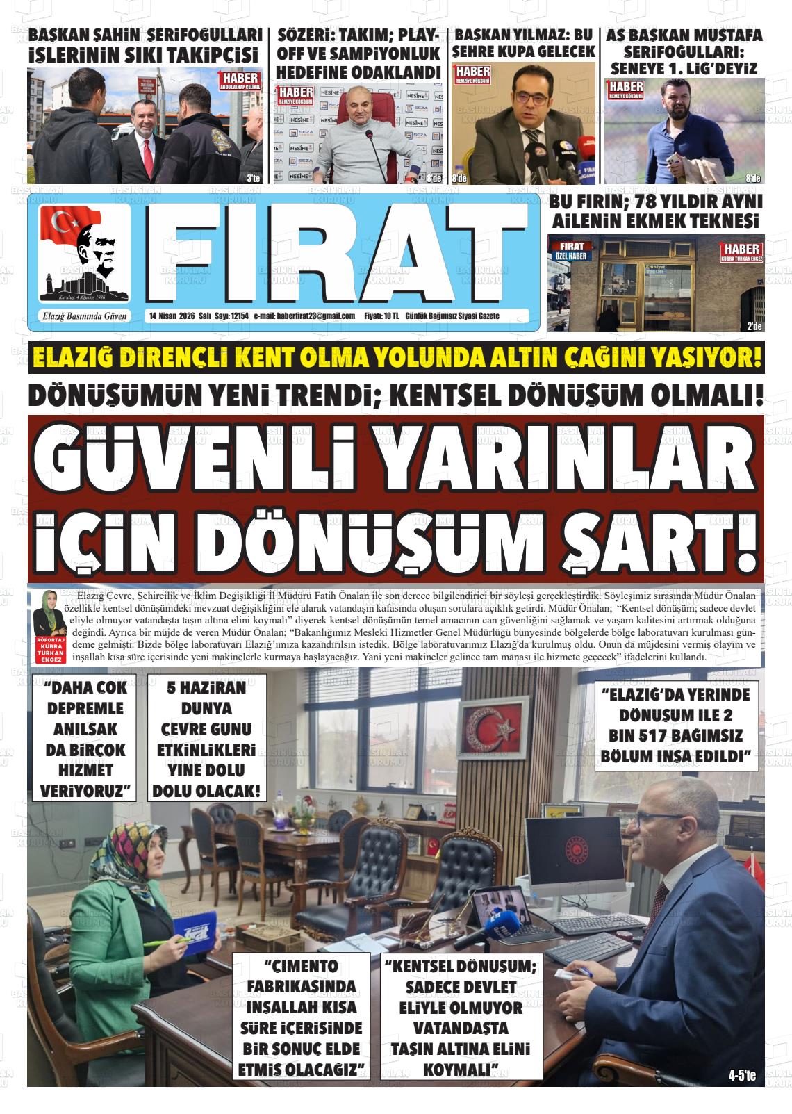 Elazig Firatgazetesi 14.04.2026