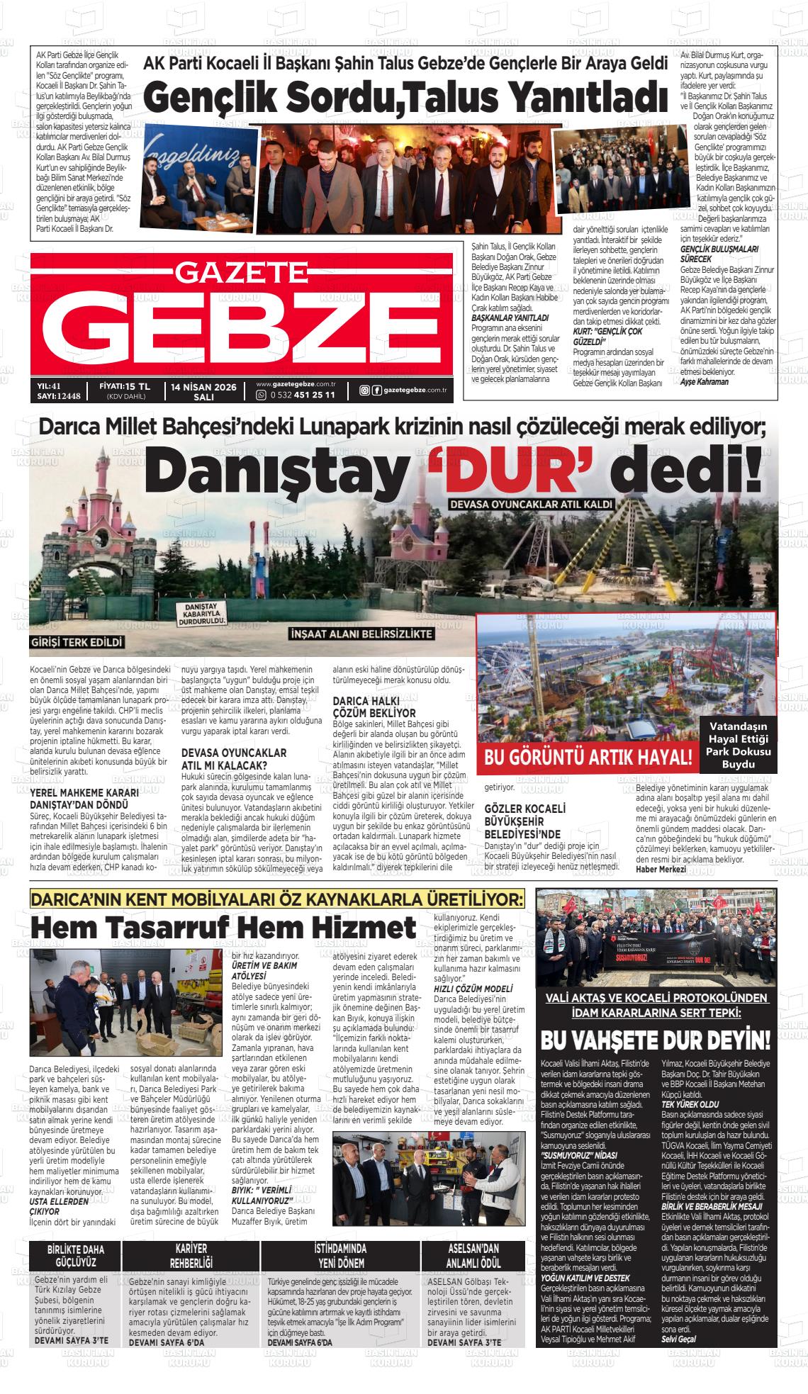 Kocaeli Gebze 14.04.2026