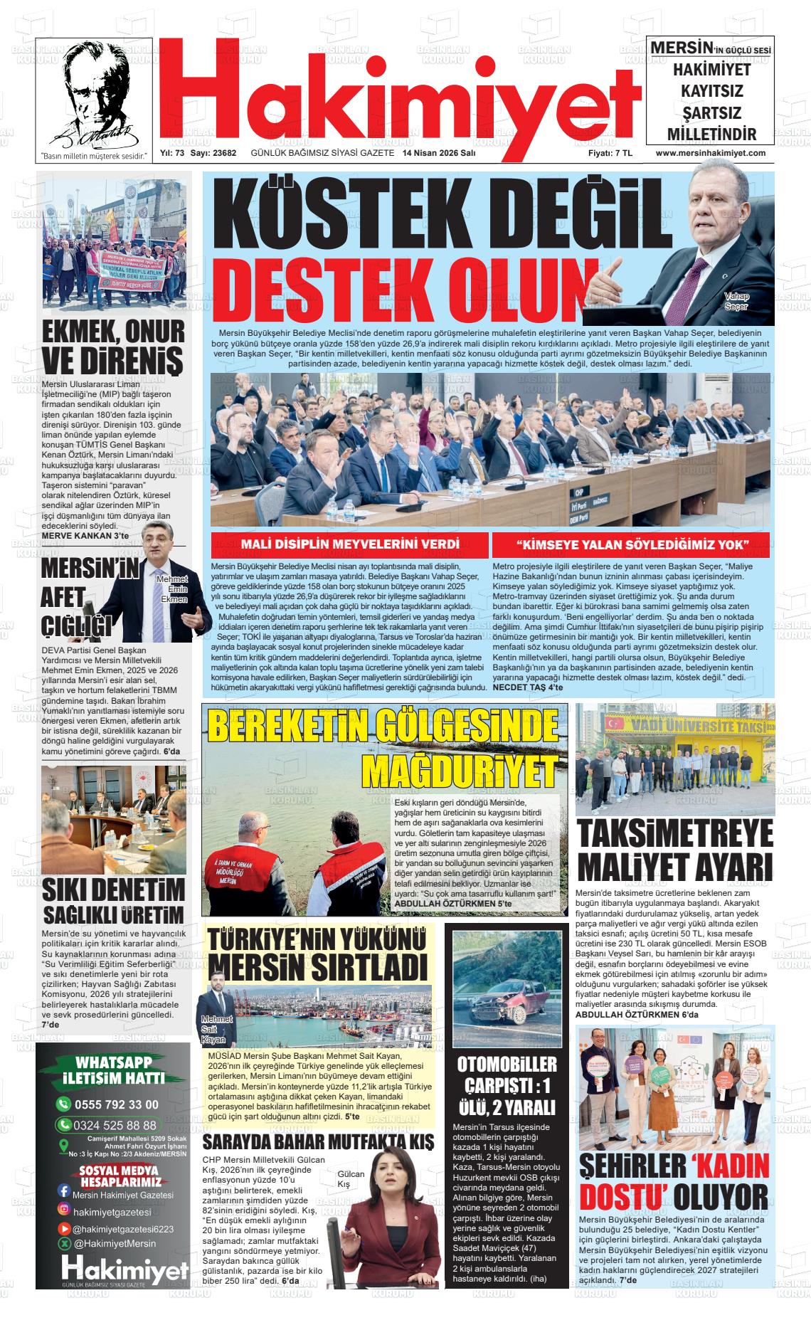 Konya Hakimiyet 14.04.2026