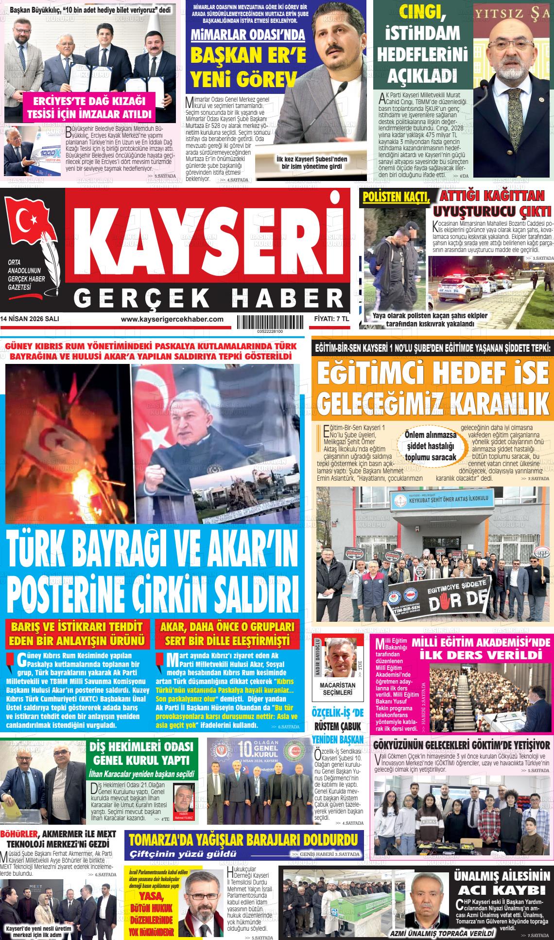Kayseri Starhaber 14.04.2026