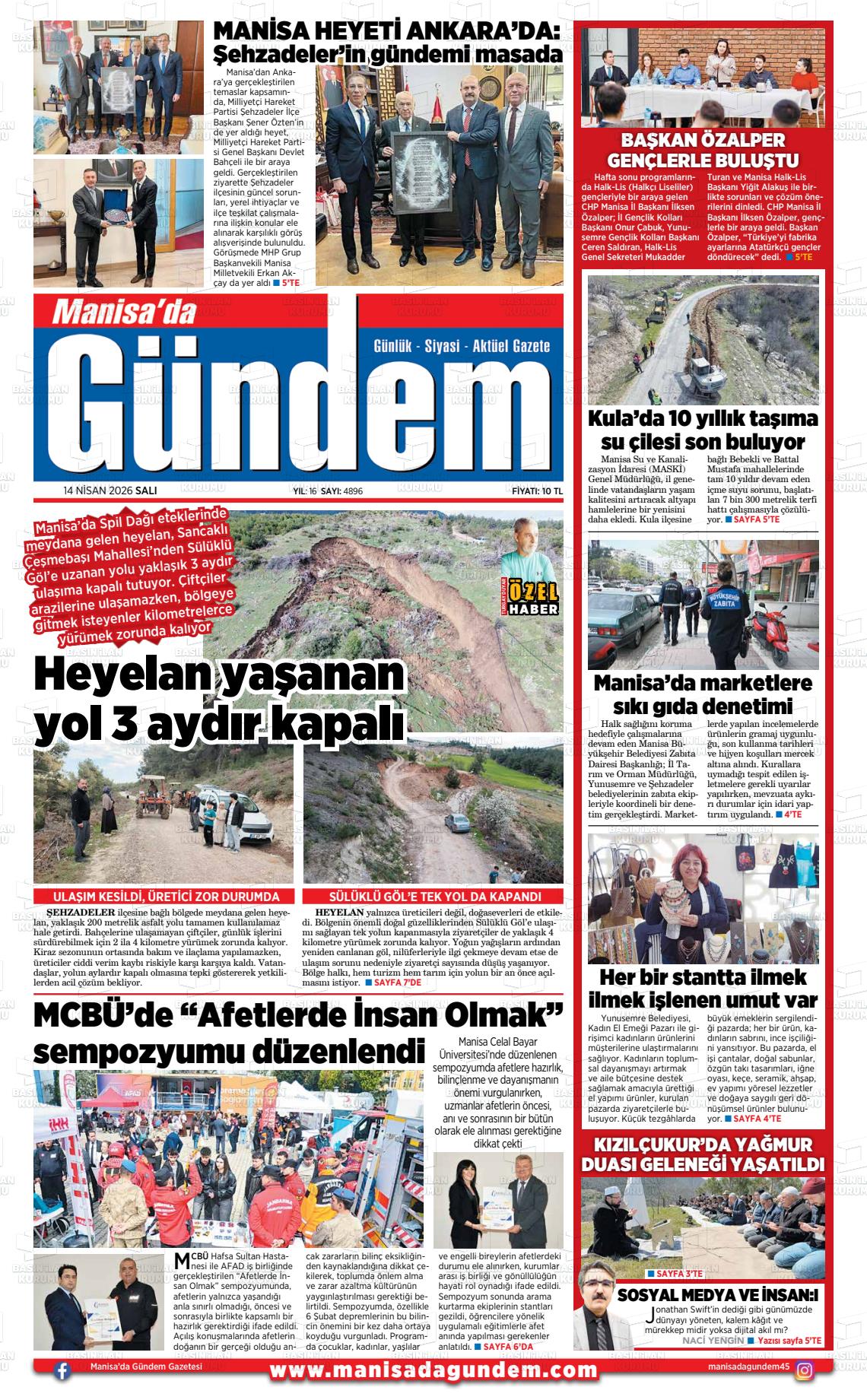 Manisa Dagundem 14.04.2026