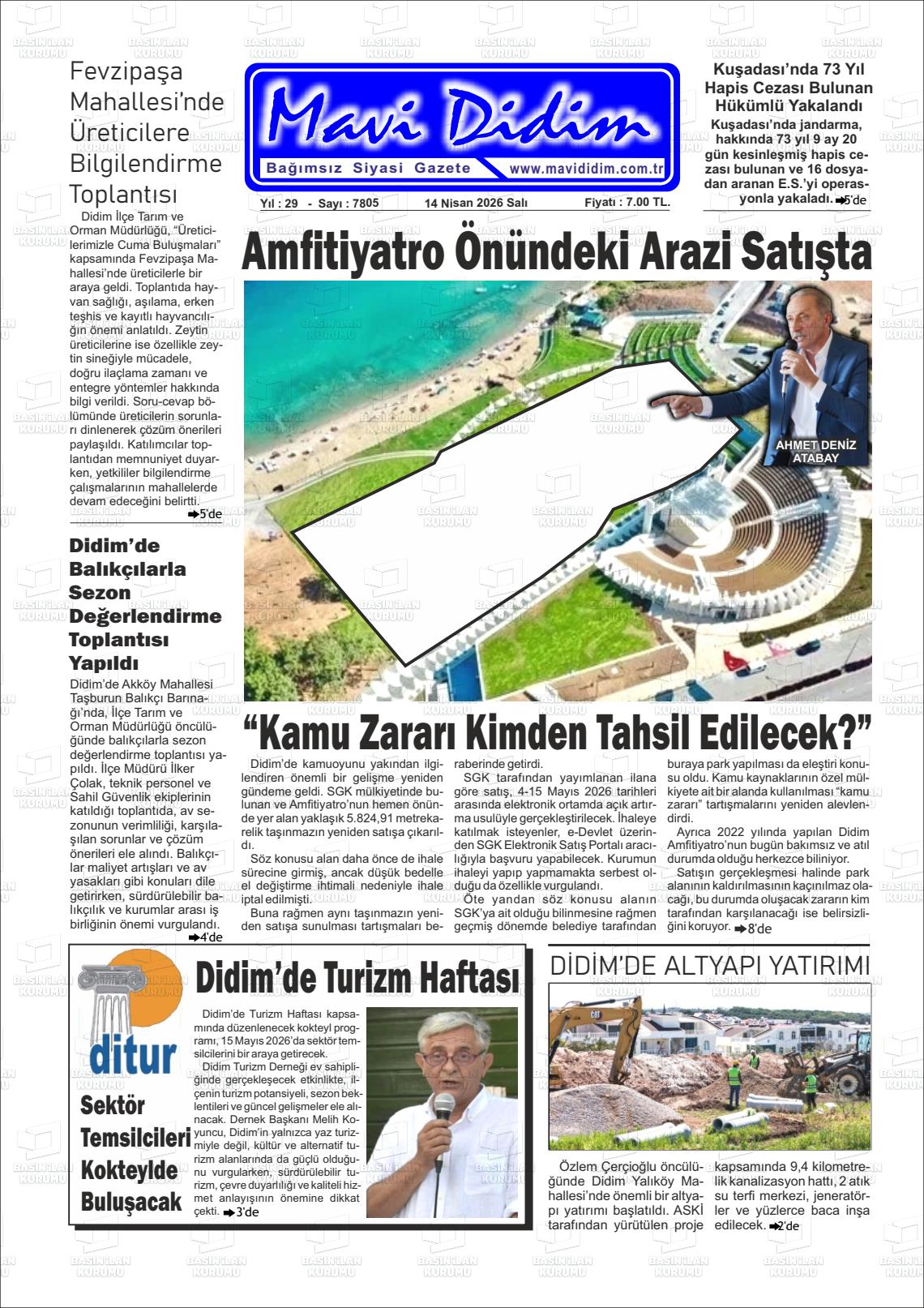 Aydin Mavididim 14.04.2026