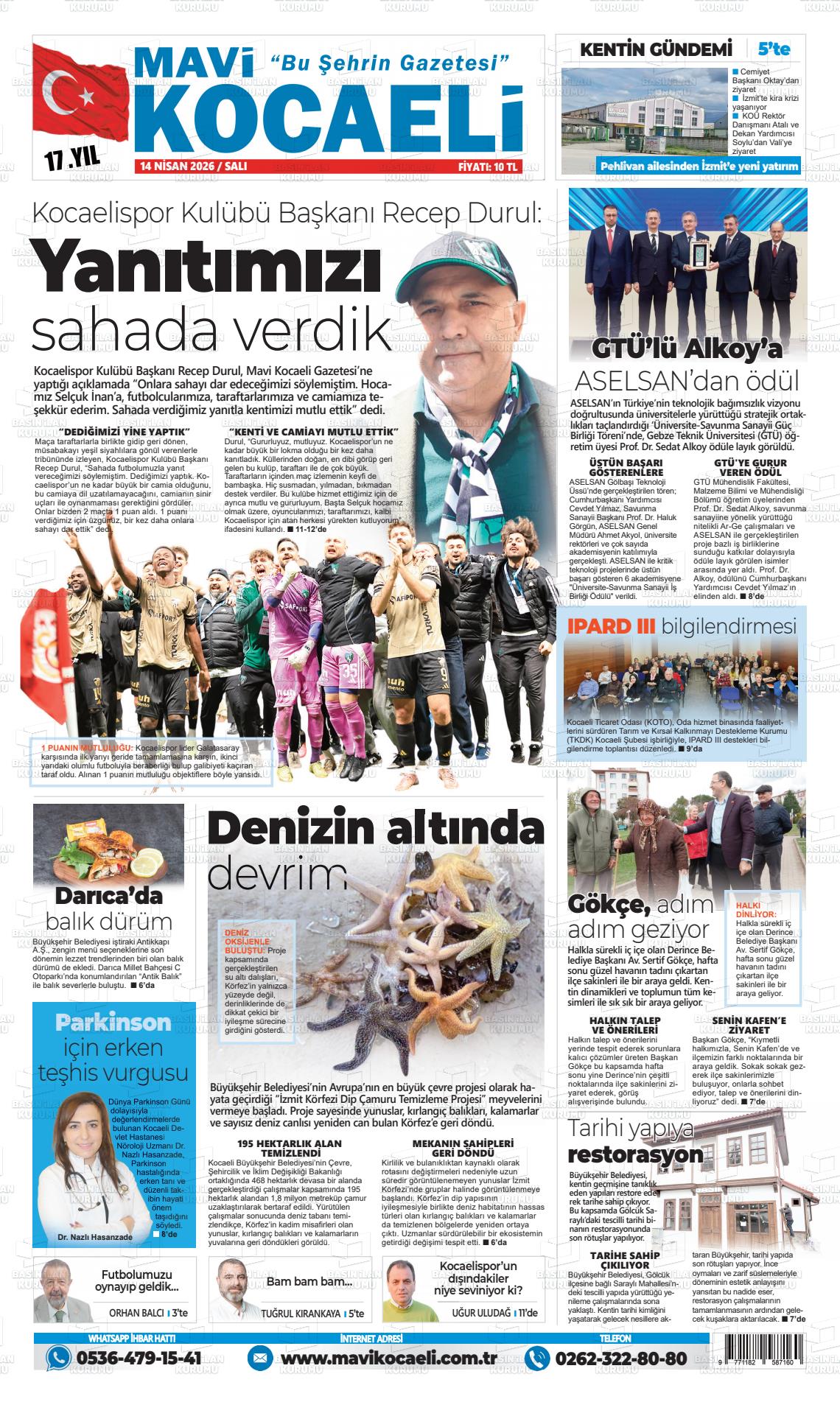 Kocaeli Mavi 14.04.2026