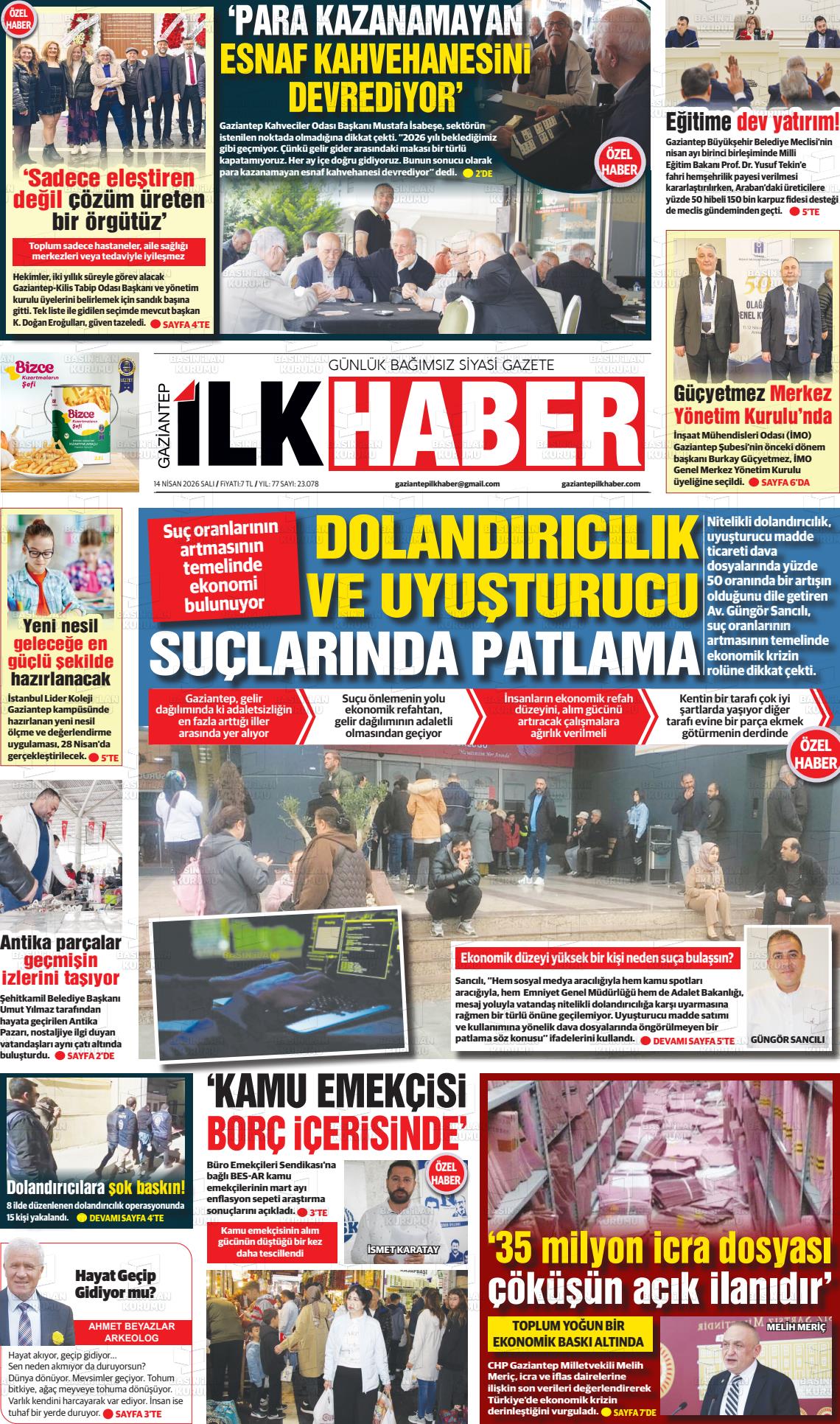 Sabah(gaziantep) 14.04.2026