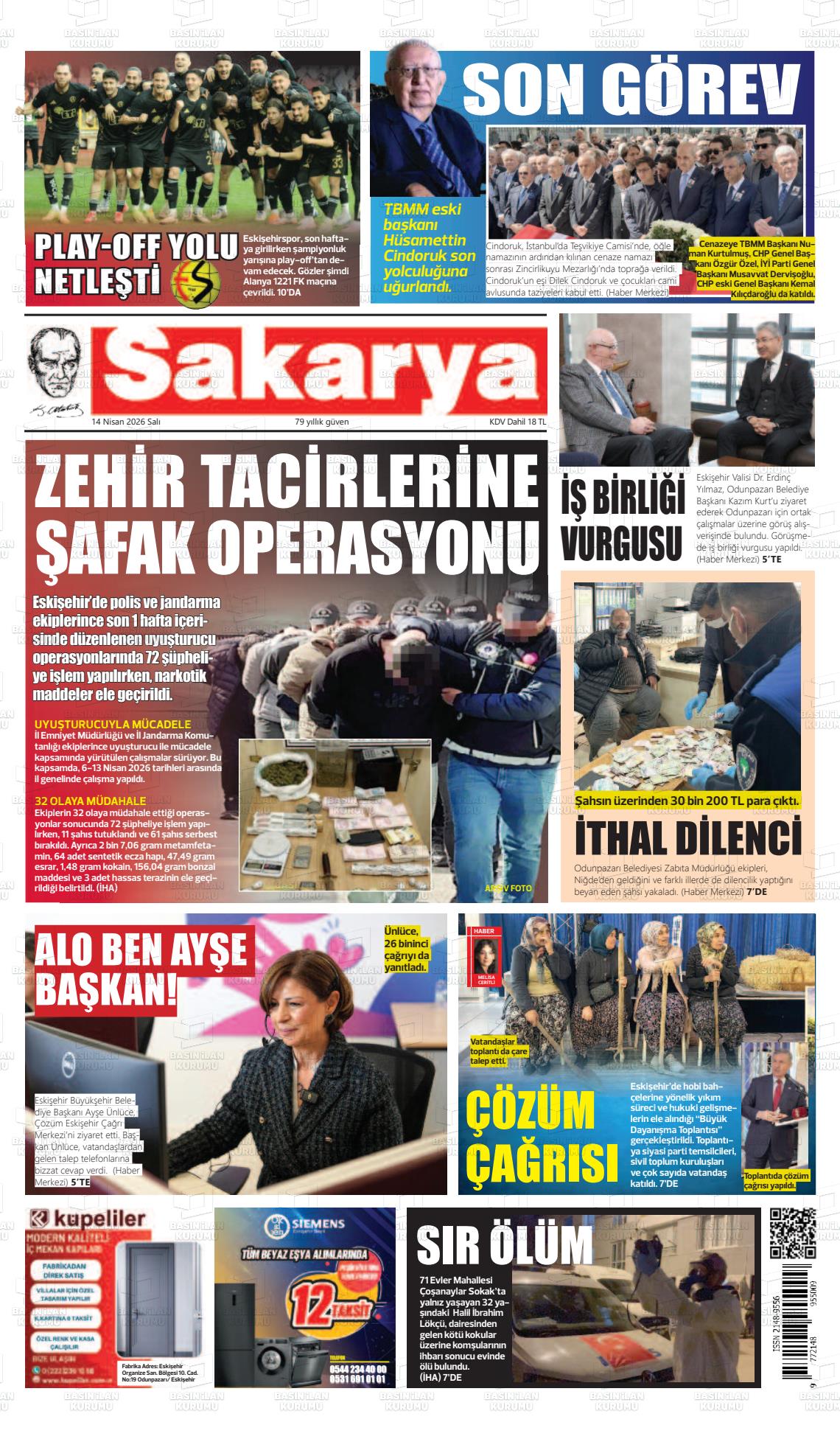 Eskisehir Sakarya 14.04.2026