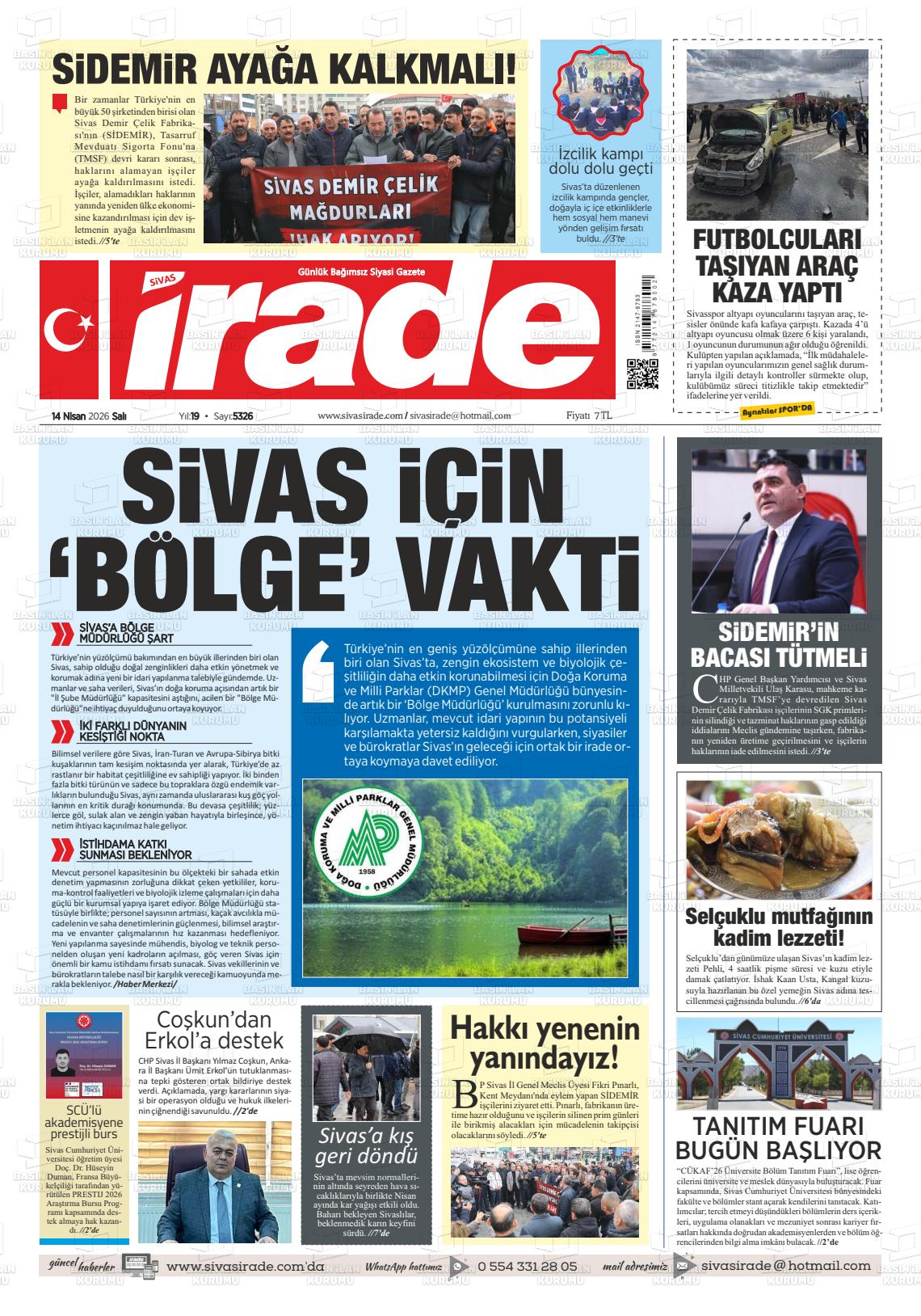 Sivas Irade 14.04.2026