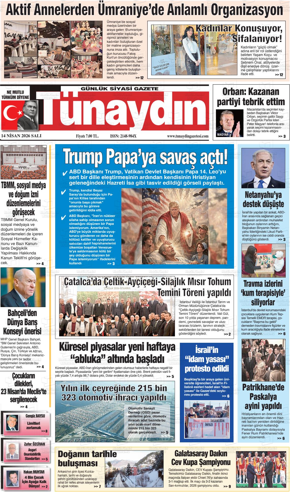 Istanbul Tunaydin 14.04.2026