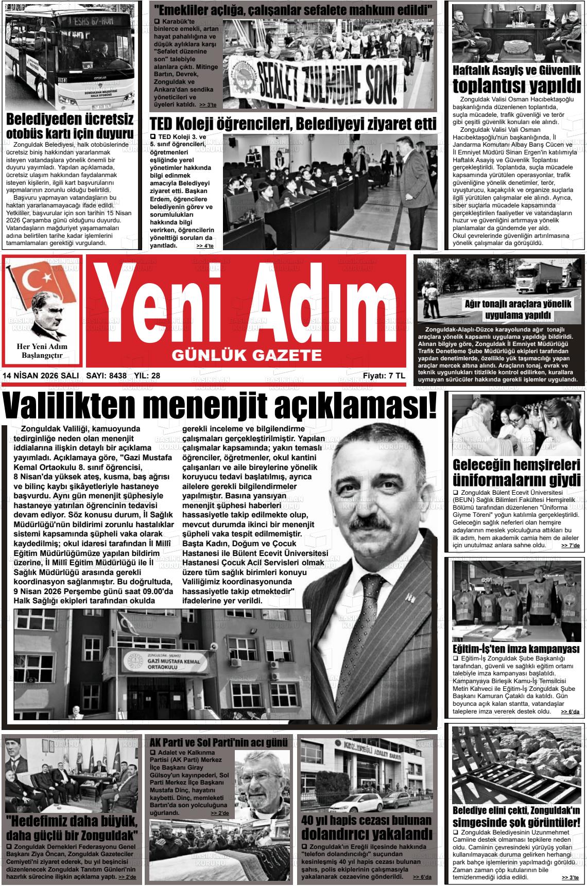 Zonguldak Yeniadim 14.04.2026