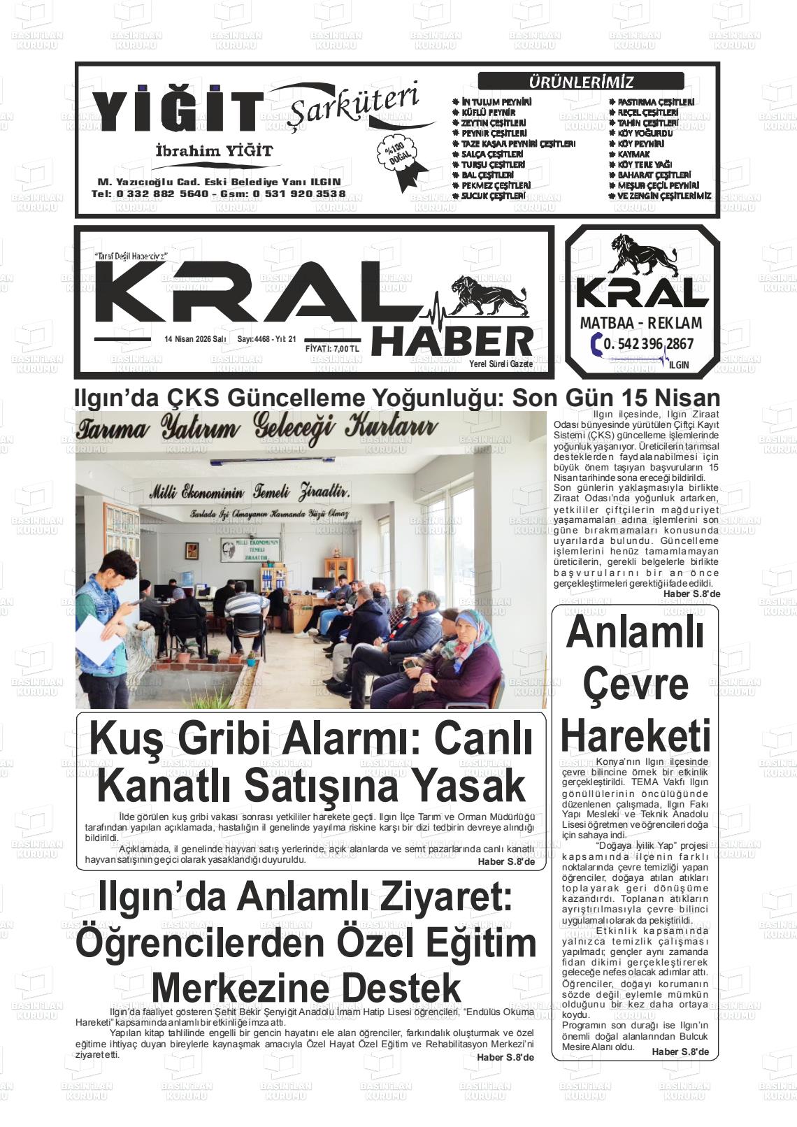 Konya Yeniilginpostasi 14.04.2026