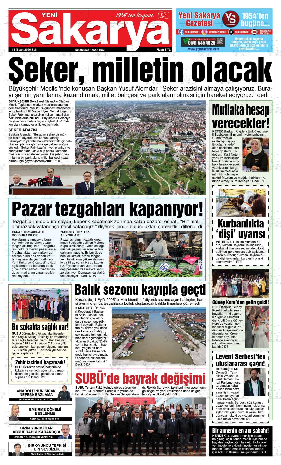 Sakarya Yeni 14.04.2026