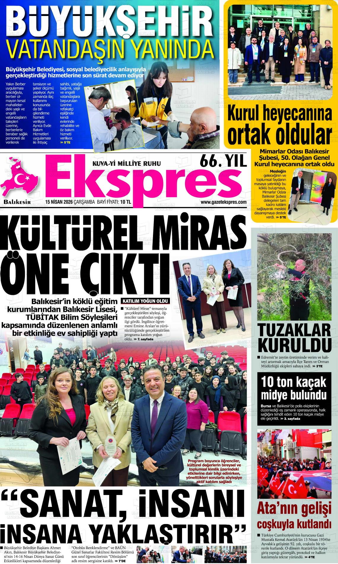 Balikesir Ekspres 15.04.2026