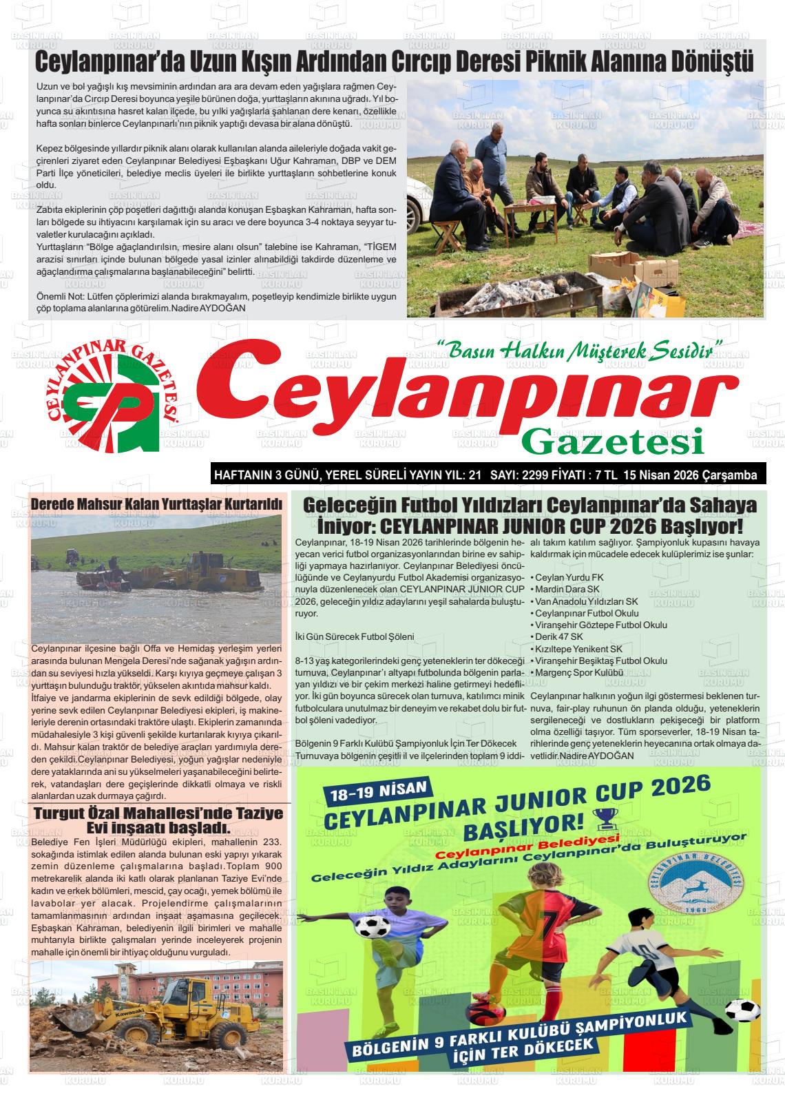 Sanliurfa Ceylanpinar 15.04.2026