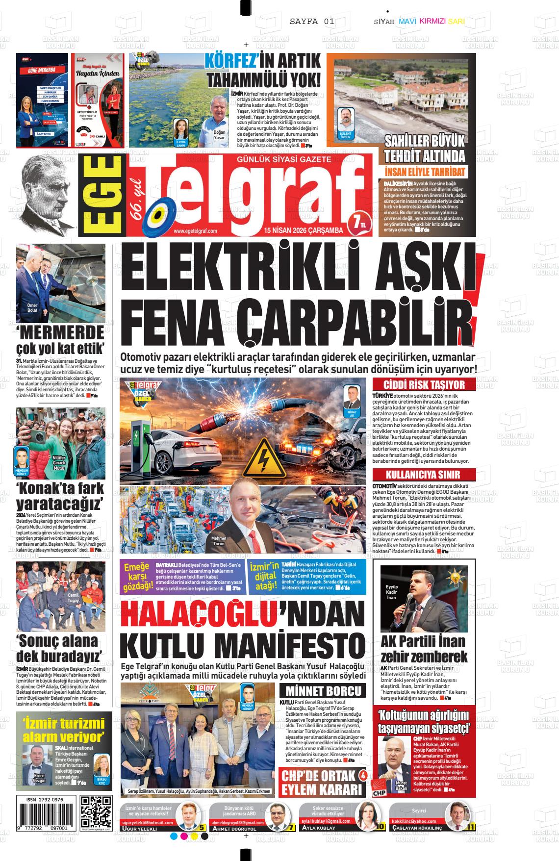 Izmir Egetelgraf 15.04.2026