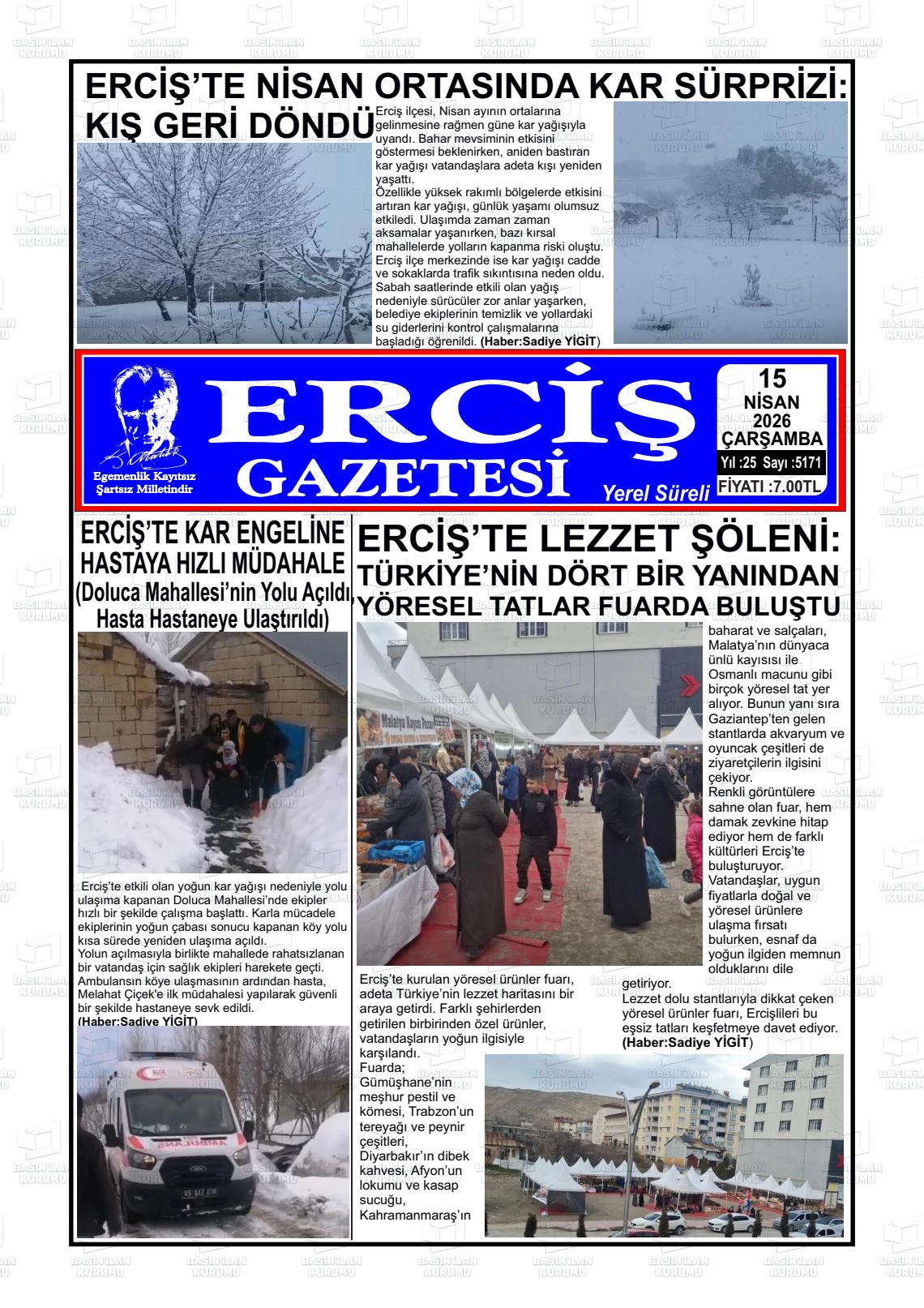 Van Ercis 15.04.2026