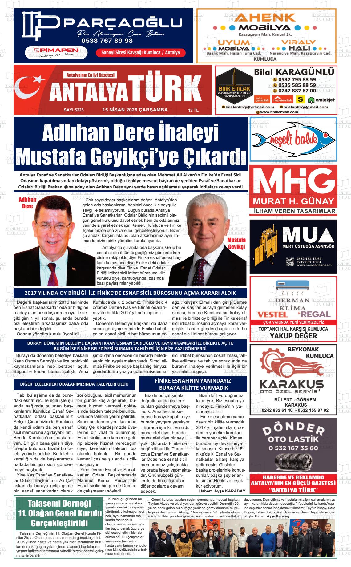 Antalya Finikea 15.04.2026