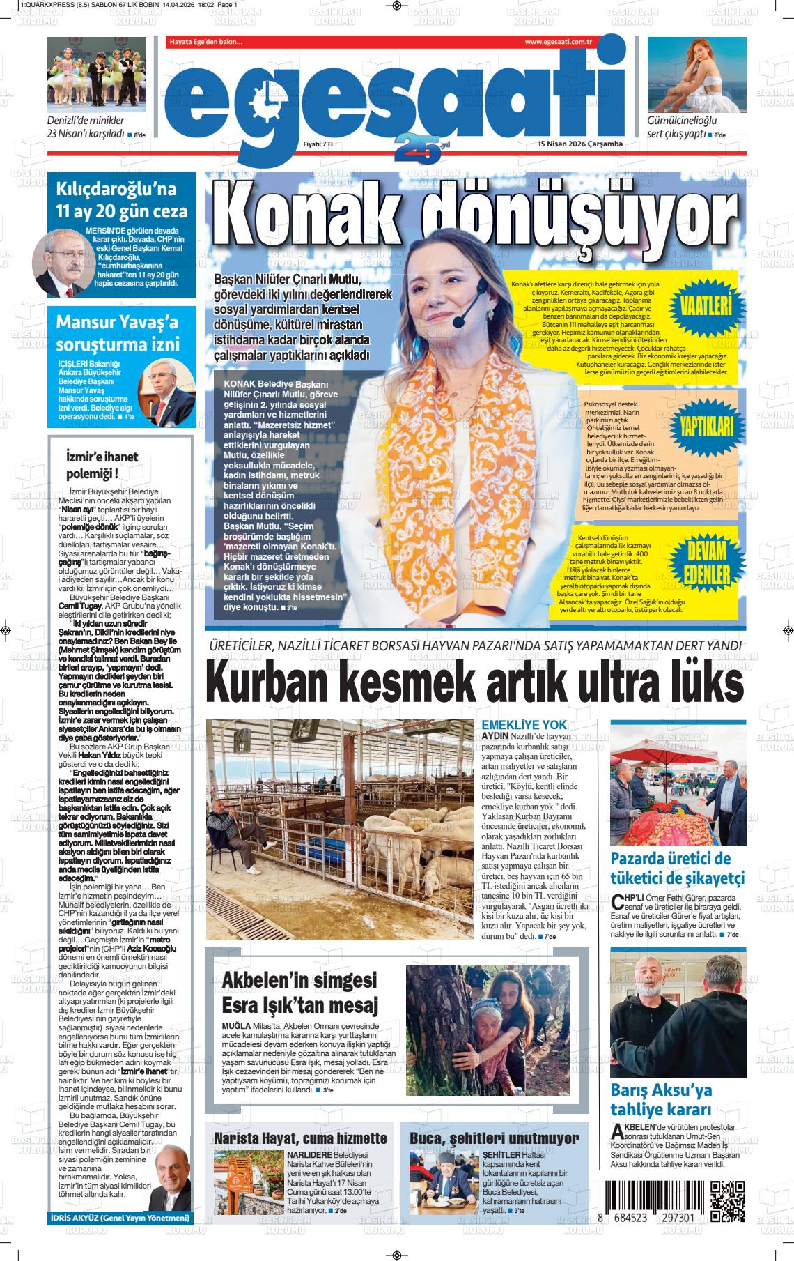 Izmir Haberekspres 15.04.2026