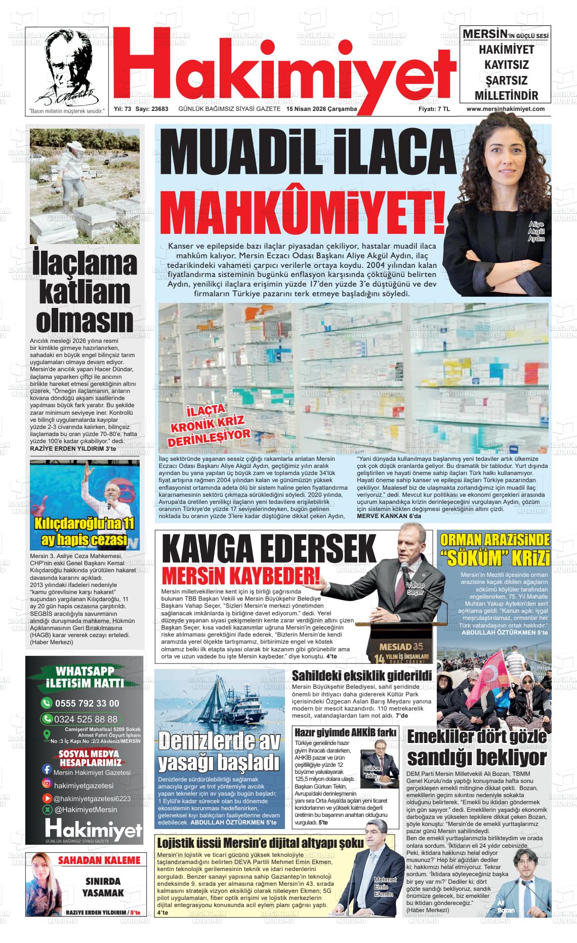 Konya Hakimiyet 15.04.2026