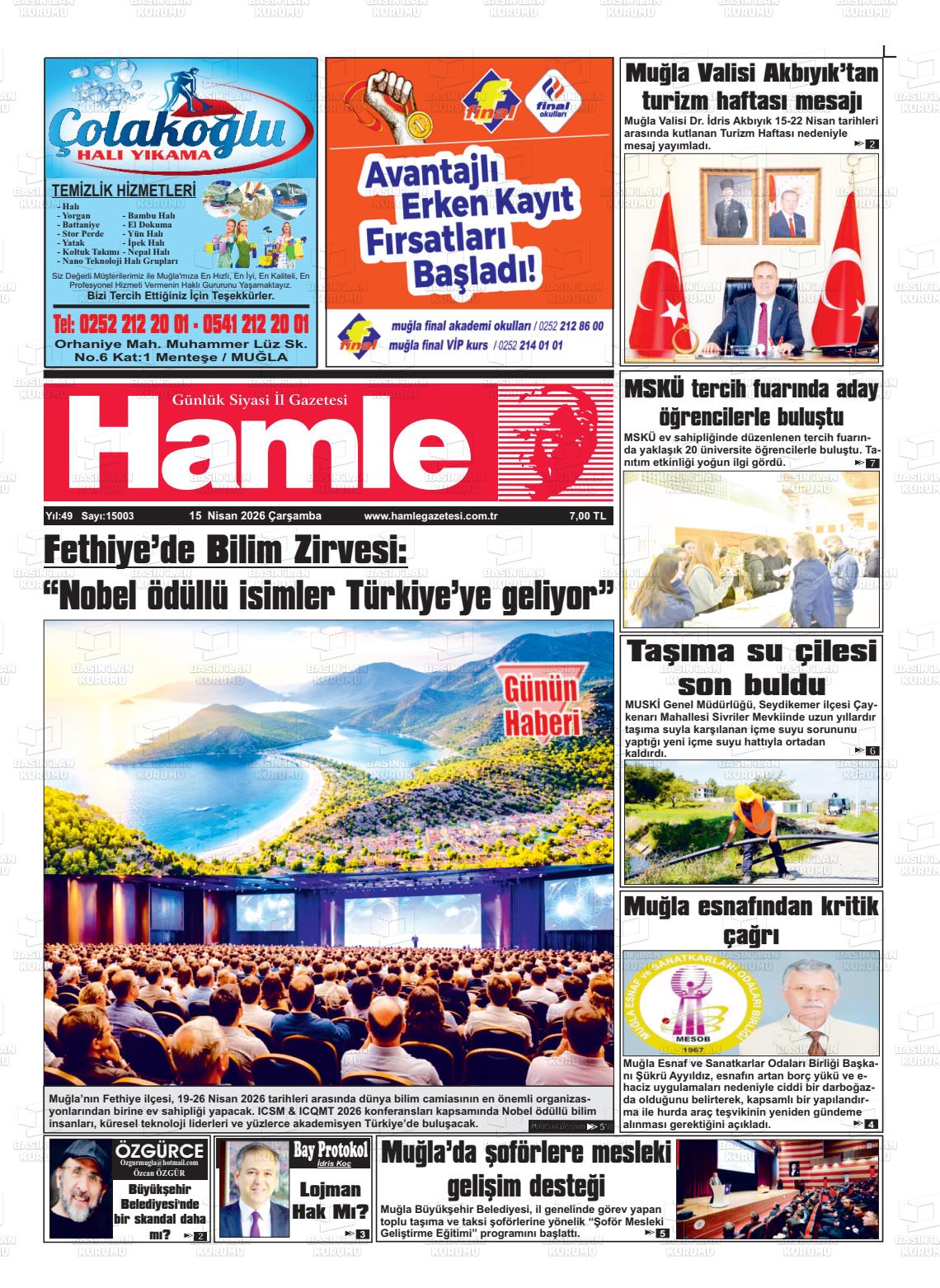 Mugla Hamle 15.04.2026