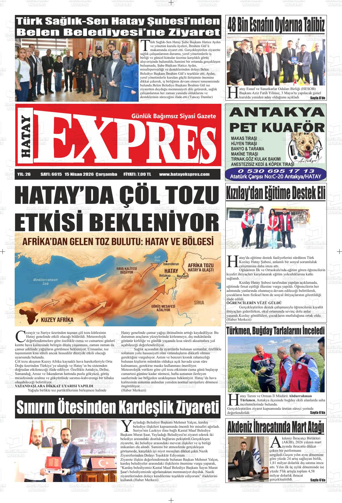 Hatay Expres 15.04.2026